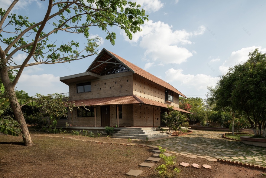 克里帕尼莱农舍丨印度丨HabitArt Architecture Studio-17