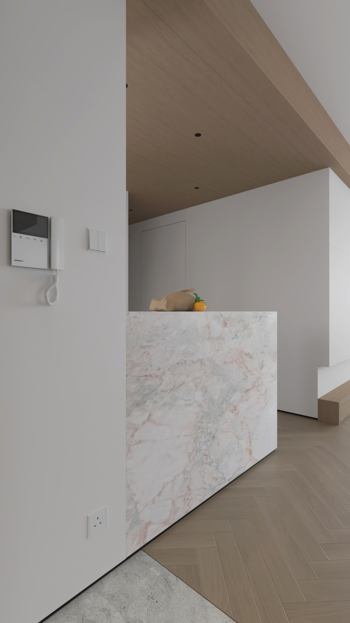 近期渲染，现代简约室内小户型住宅香港豪宅装修效果图视觉表现-0