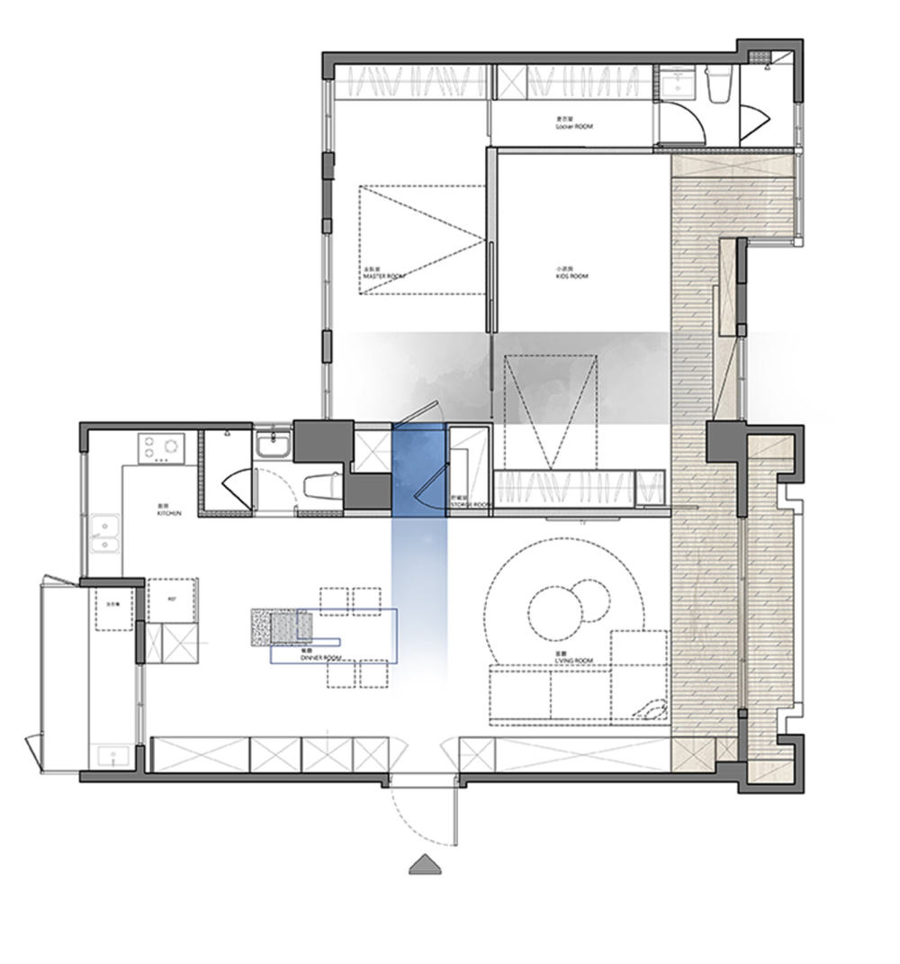 台北市中心老屋翻新丨中国台北丨虫点子创意设计-8