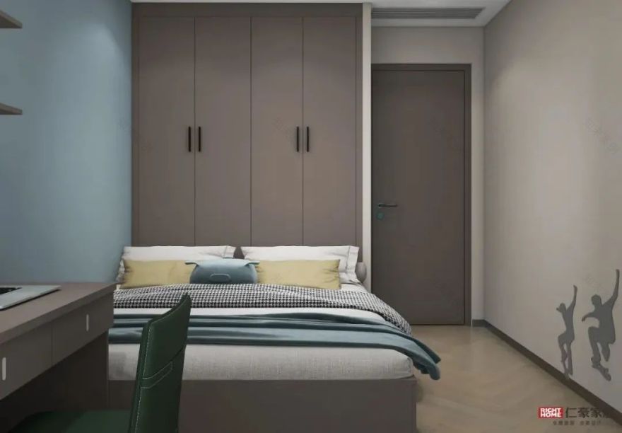 仁豪全案No.09 | 177㎡意式极简四室两厅《朝阳无限》,高级有品位的质感生活!-64