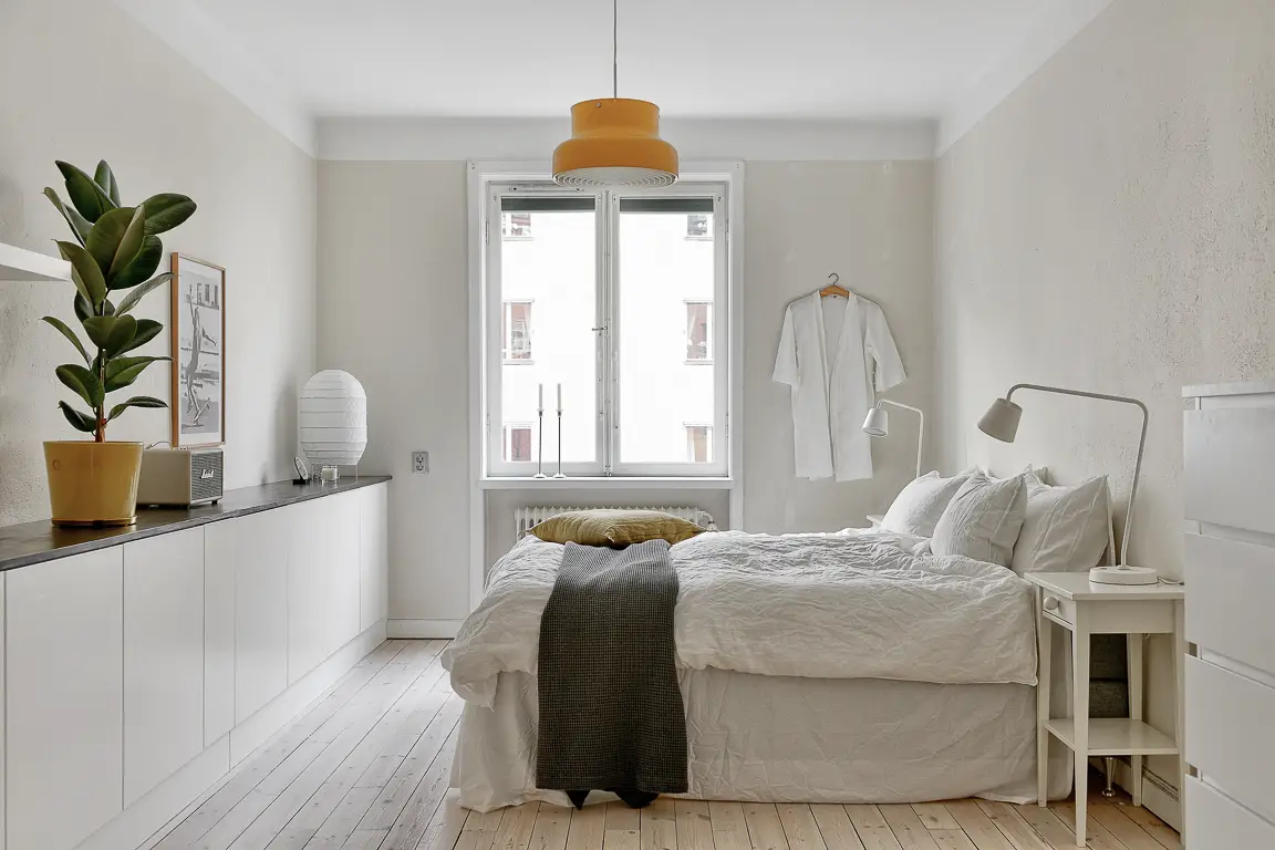 瑞典 47 号公寓的温馨冬季室内设计-12