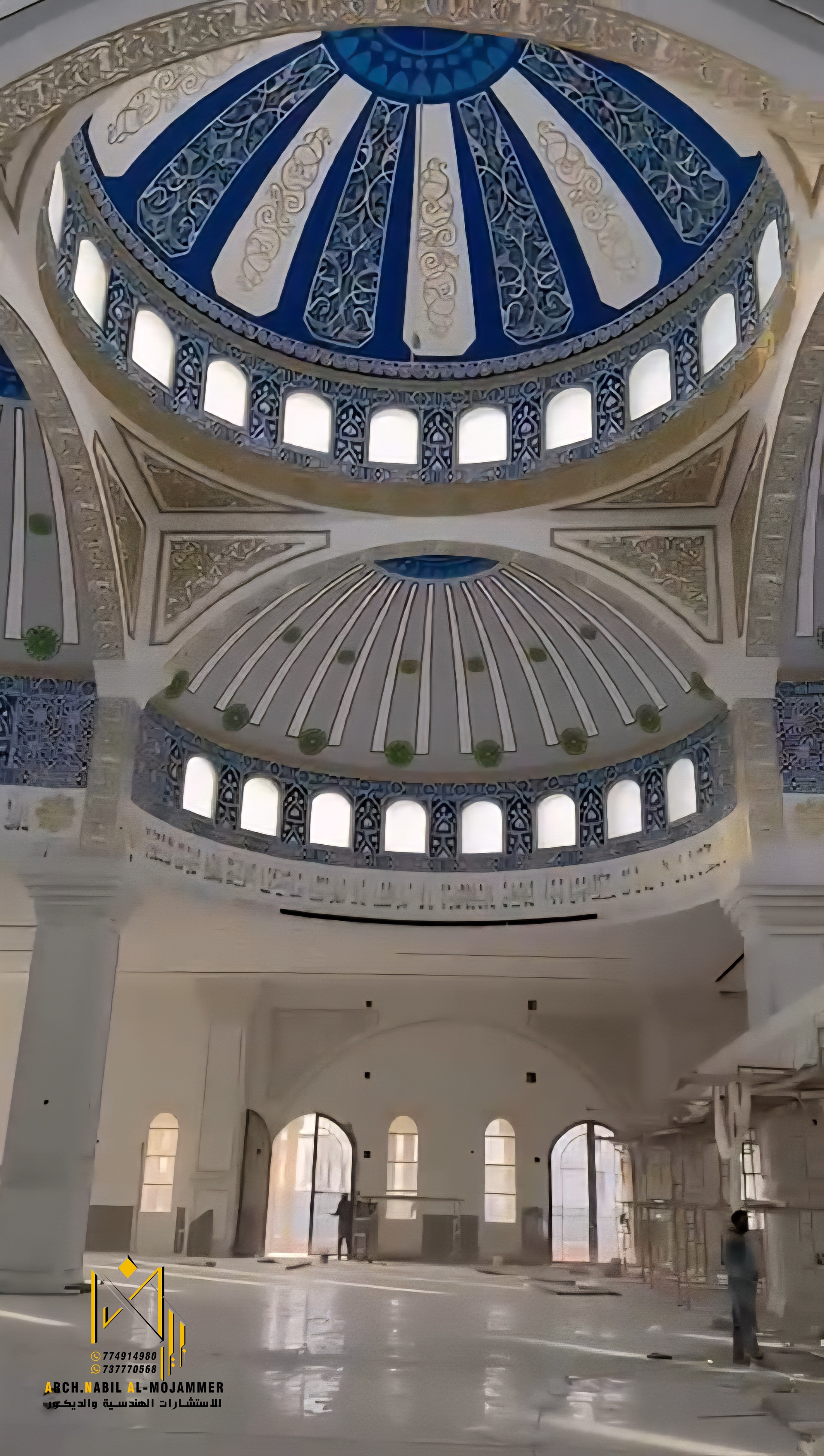 Modern Ottoman Mosque Interior Design-6