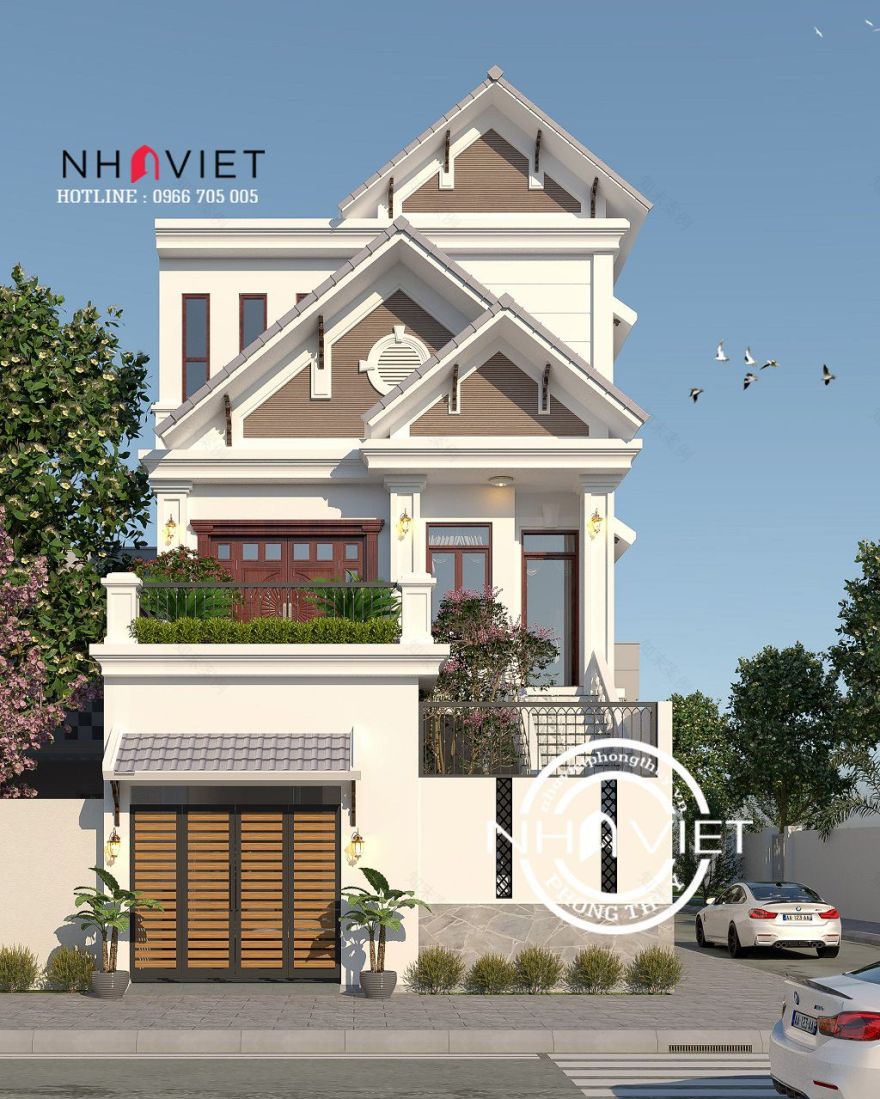 河内丹凤现代3层泰式别墅设计丨越南河内-12