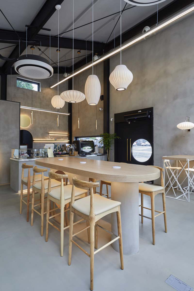 光点勾勒的 30 平米现代简约咖啡厅-12