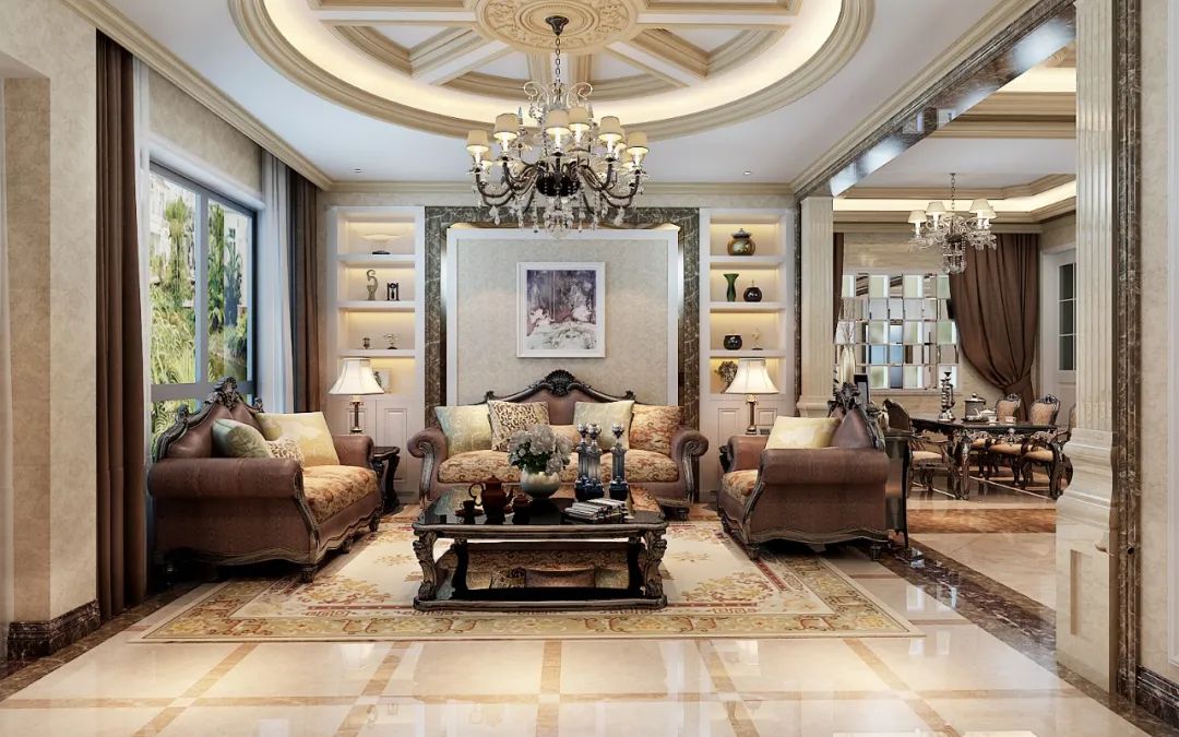 新贵古典风格,贵阳花溪 630 平米大宅设计-12