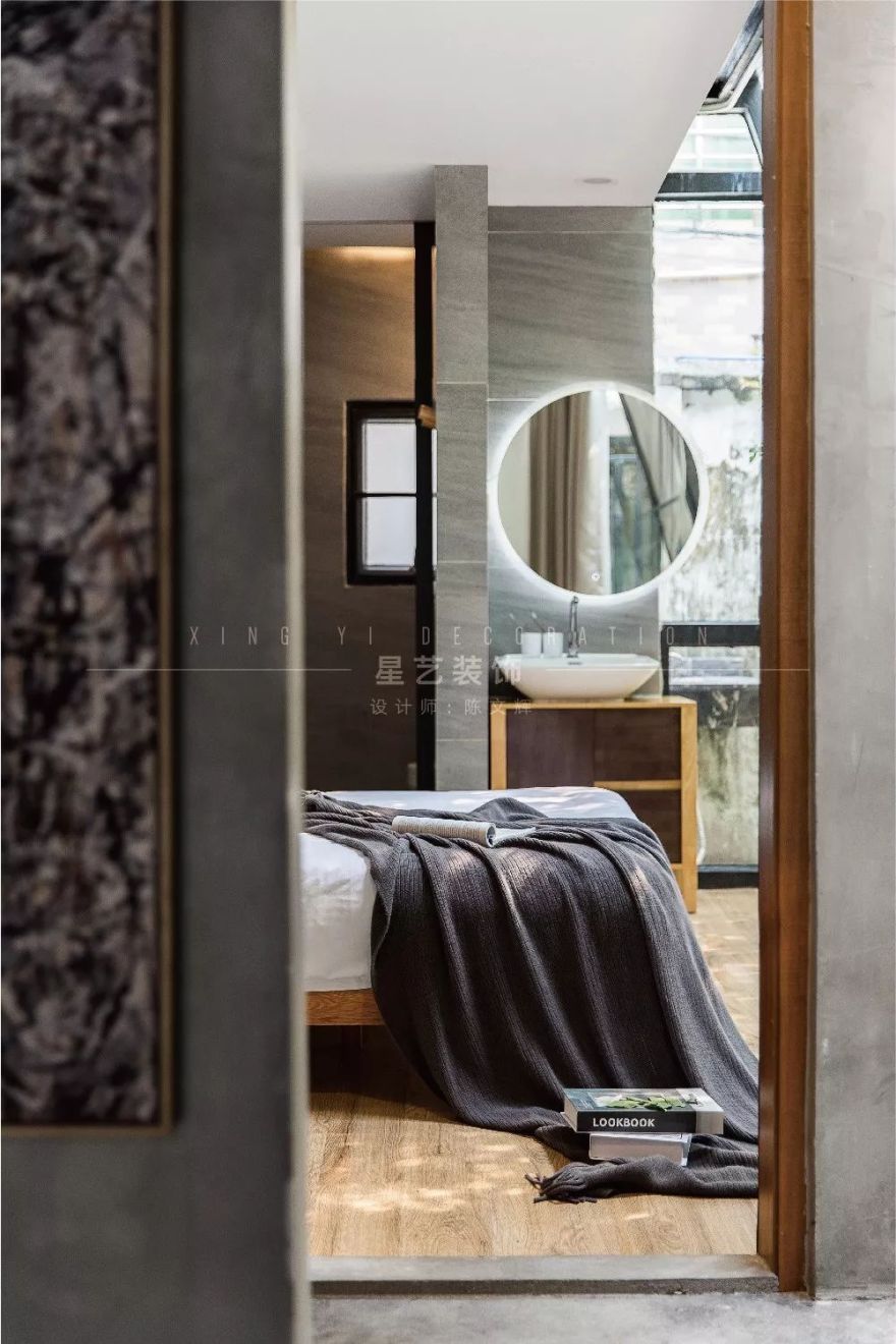 东莞新基古村 800 年老宅蜕变,现代设计融入自然古朴风-61