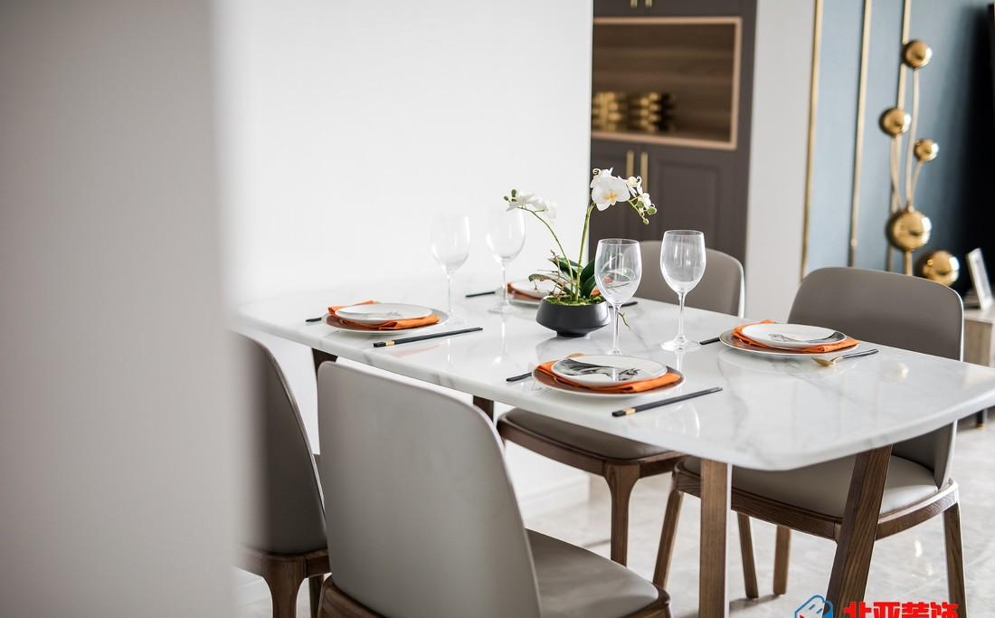 江苏北亚 108m²简约风家居设计，色彩搭配与空间统一和谐-9