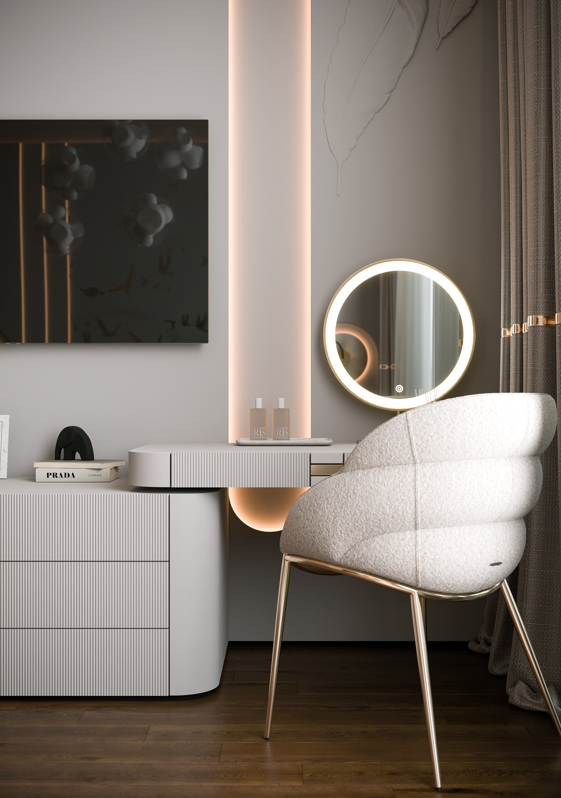 30㎡女孩儿童房设计项目丨ARXY工作室-12