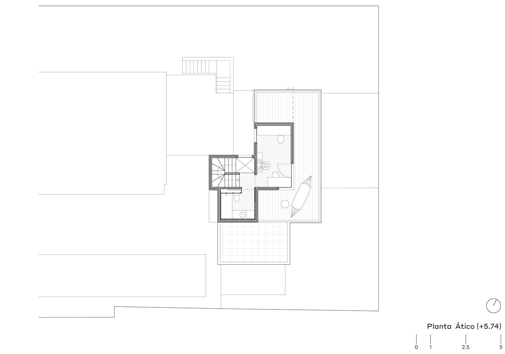 板网球场住宅丨西班牙马德里丨Nuñez Ribot Arquitectos-31