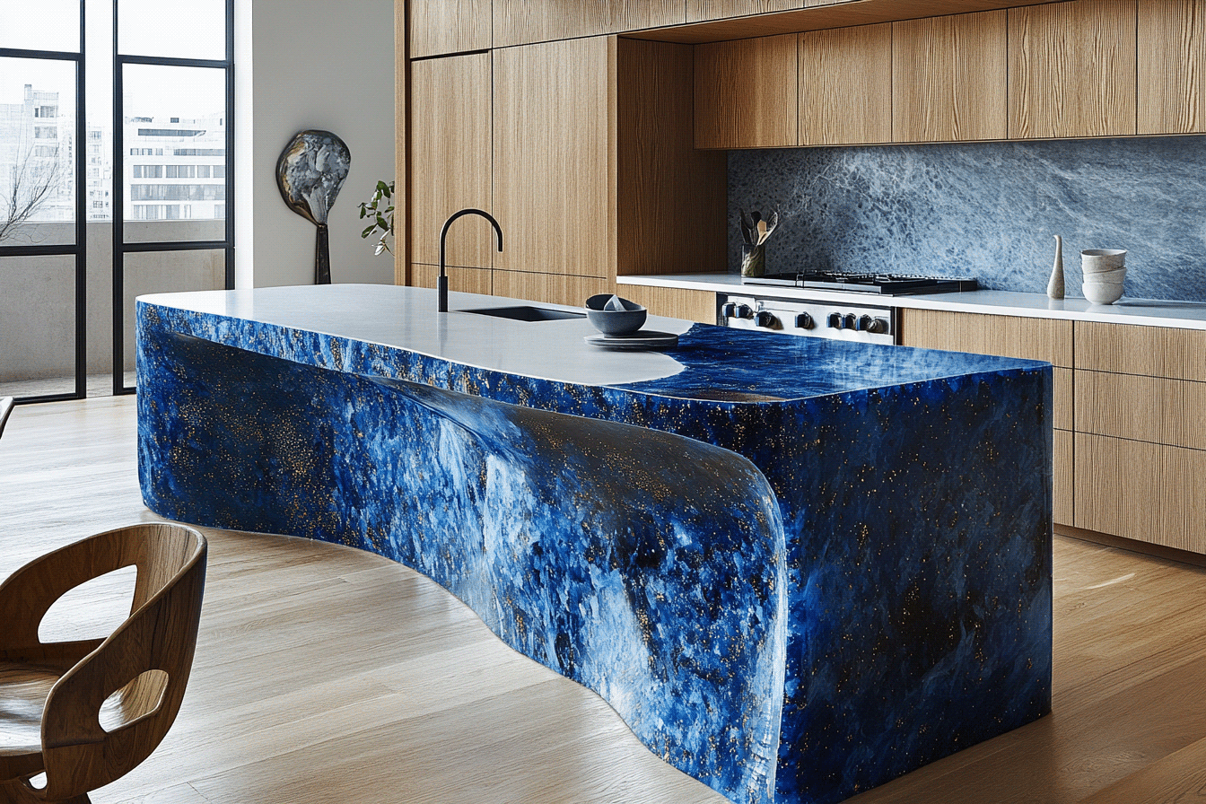 Extraordinary Bespoke Kitchen Islands by AICI-100