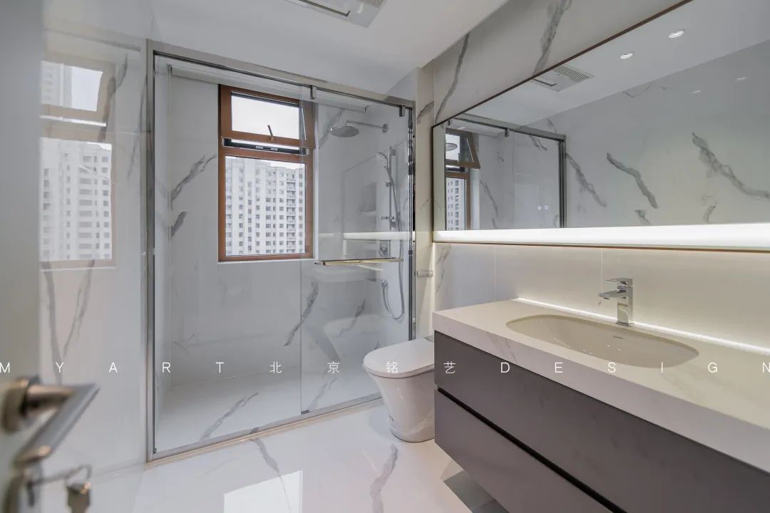 辛集·百合御景城一对一硬装实景丨北京铭艺-104