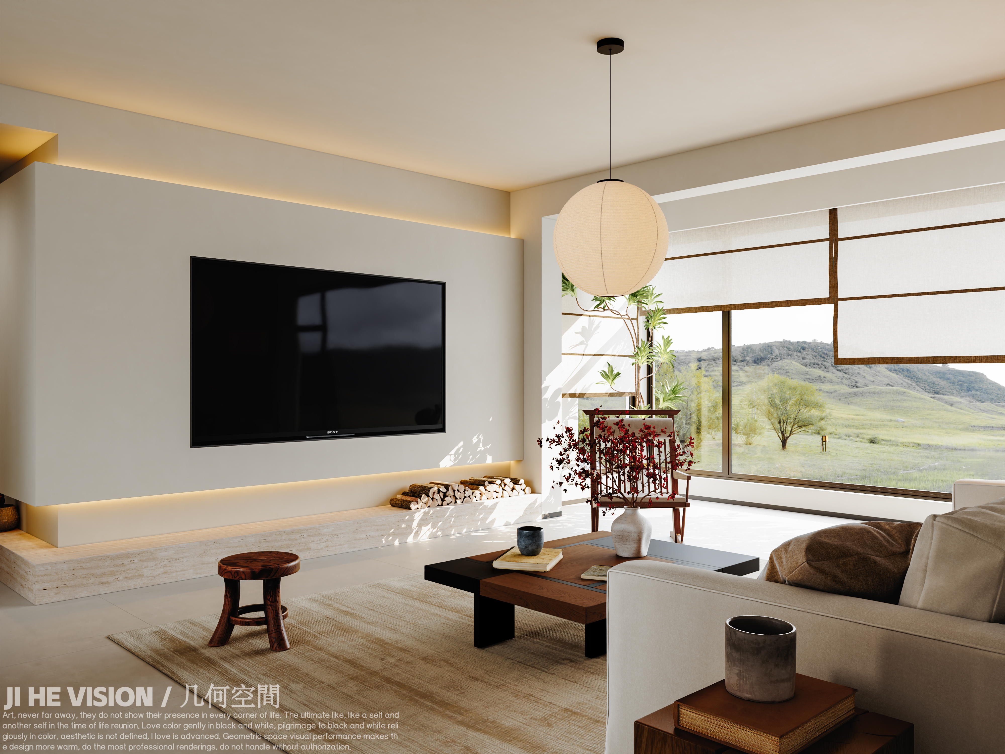 几何空间视觉表现 | 碧桂园璞悦天成宋式美学空间-2