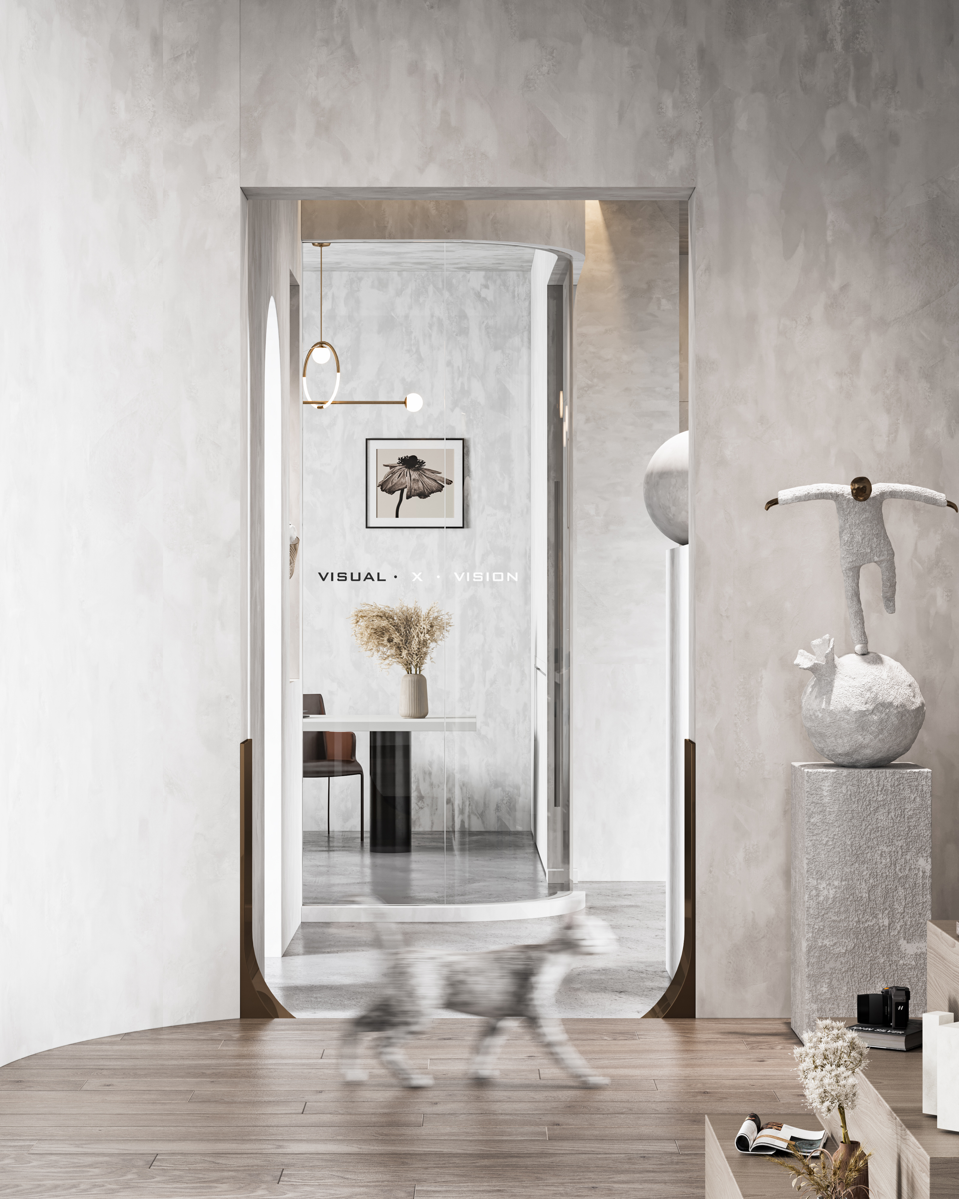 简约办公室设计，3Dmax2018 打造舒适空间-4