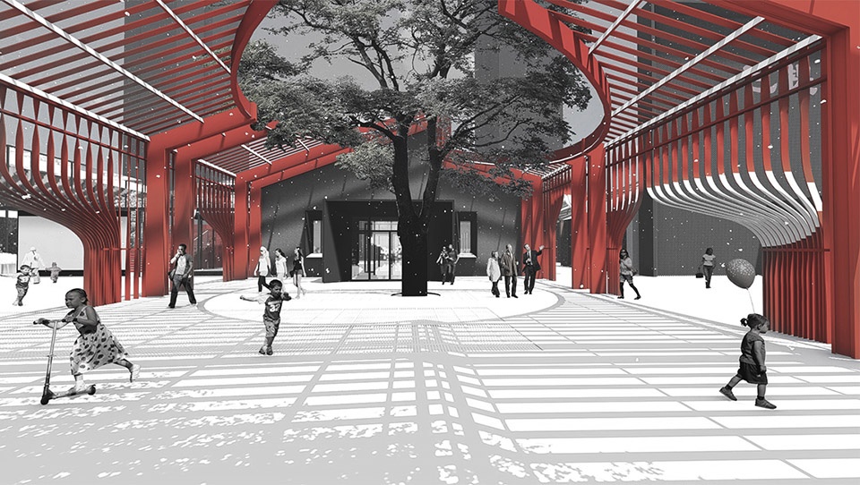 长春万科蓝山社区街头公园丨派澜设计-17