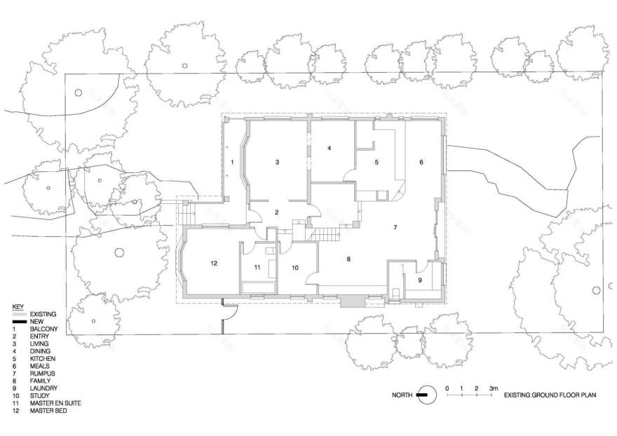 澳大利亚 Doncaster 双砖家庭住宅翻新-64
