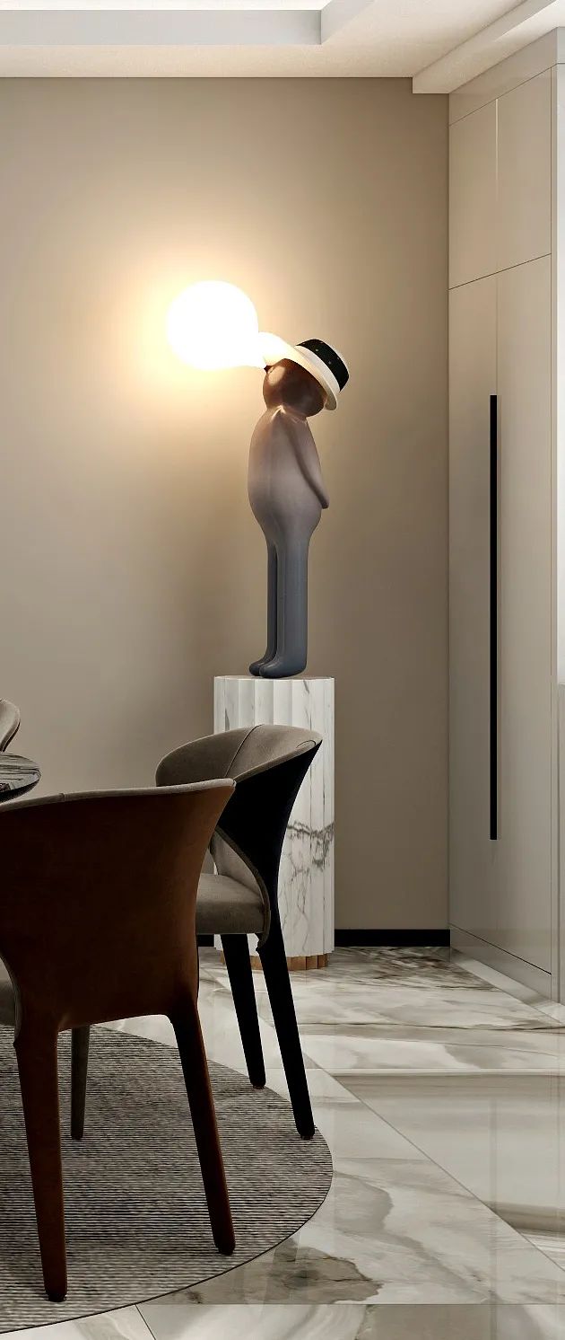 立于当下 静守自然 · 广州某别墅现代轻奢新中式设计丨中国广州丨广州W设计-34