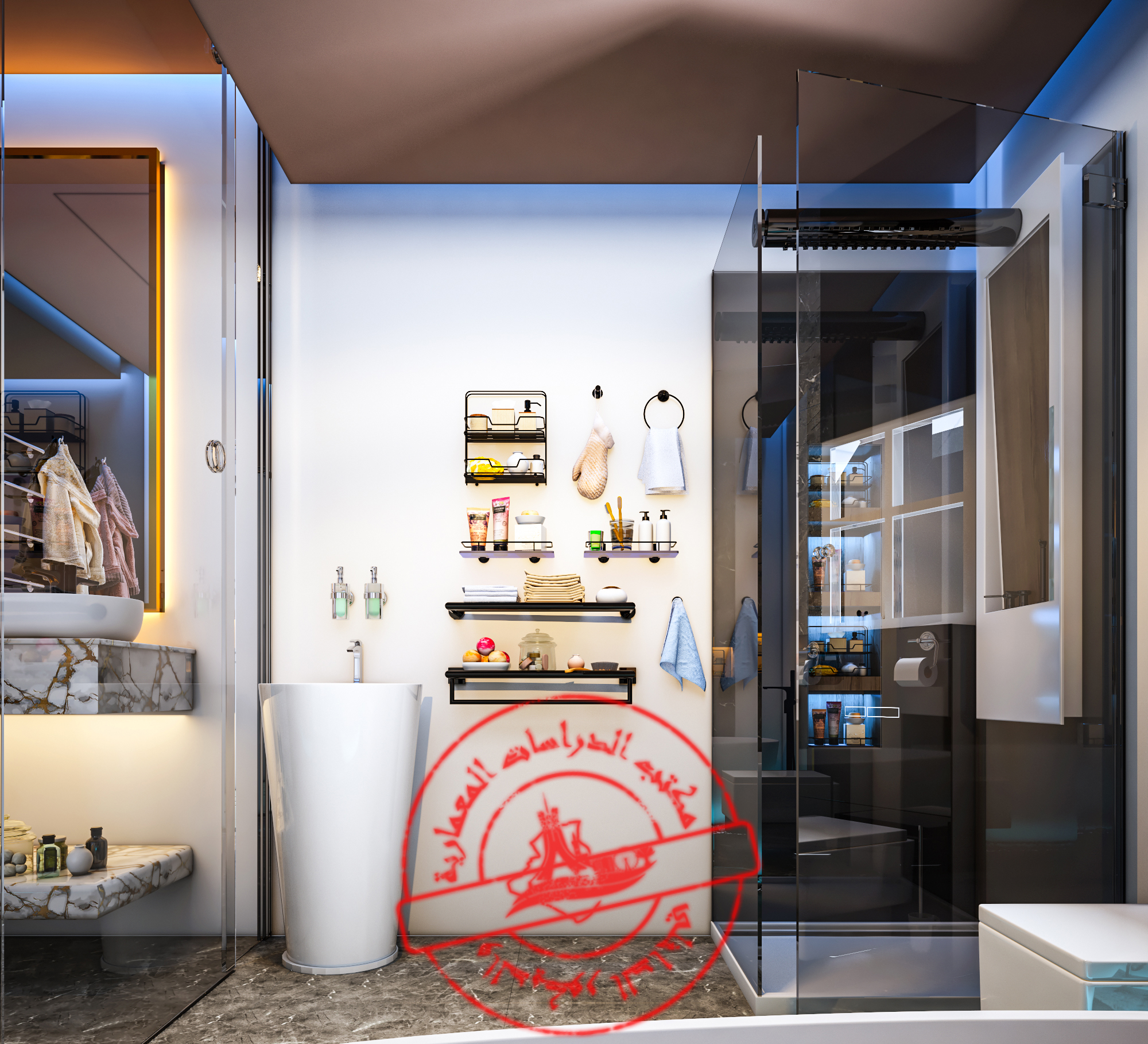 Luxury Interior Bathroom in Dubai-1