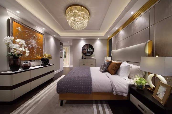 臻品空间设计：呼市伊泰华府•云玺精装成品房-10