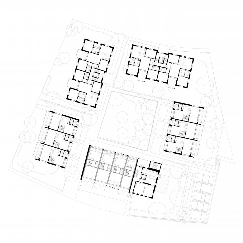 里德米勒霍夫住宅区丨瑞士丨Lüdi & Müntener Architekten-14