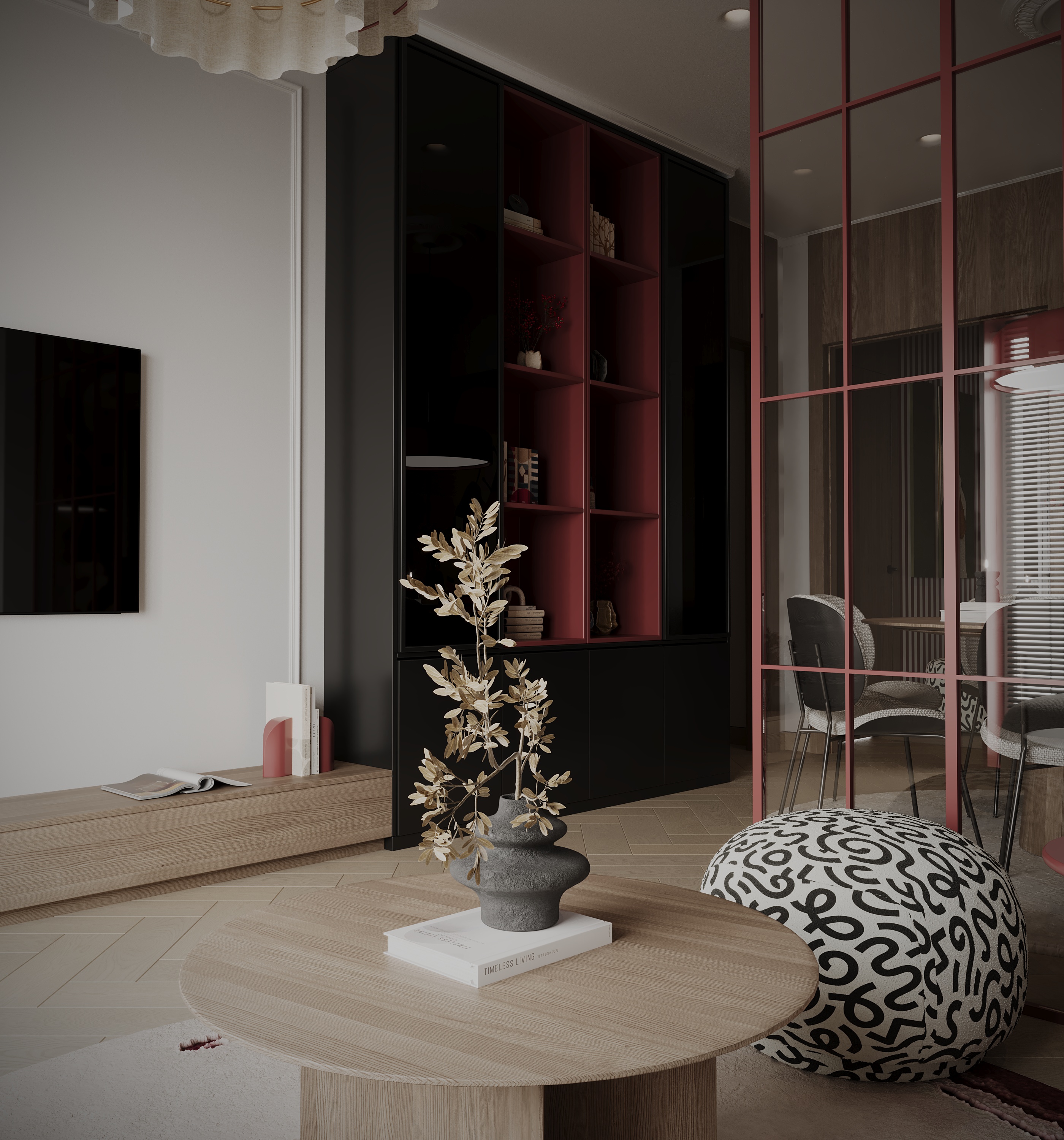 COZY LIVING AND DINING ROOM WITH ENTRANCE-18