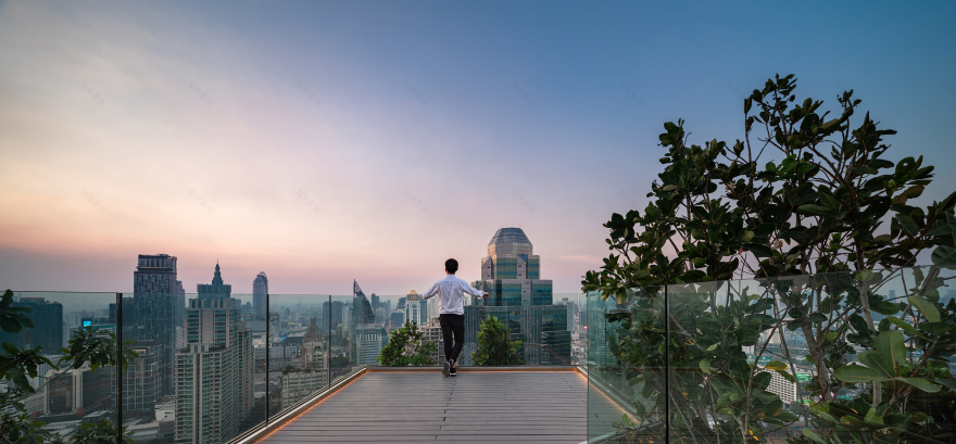 泰国曼谷高层住宅区景观-50