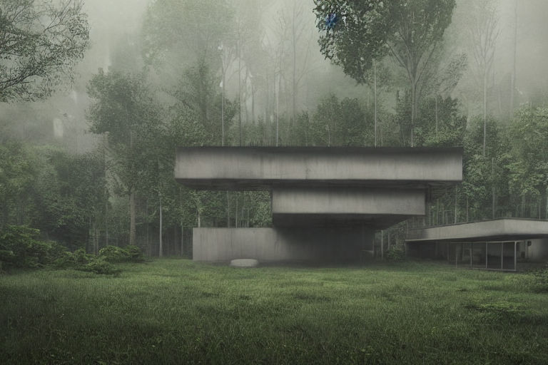 隐林 · 建筑概念丨Stablediffusion-6