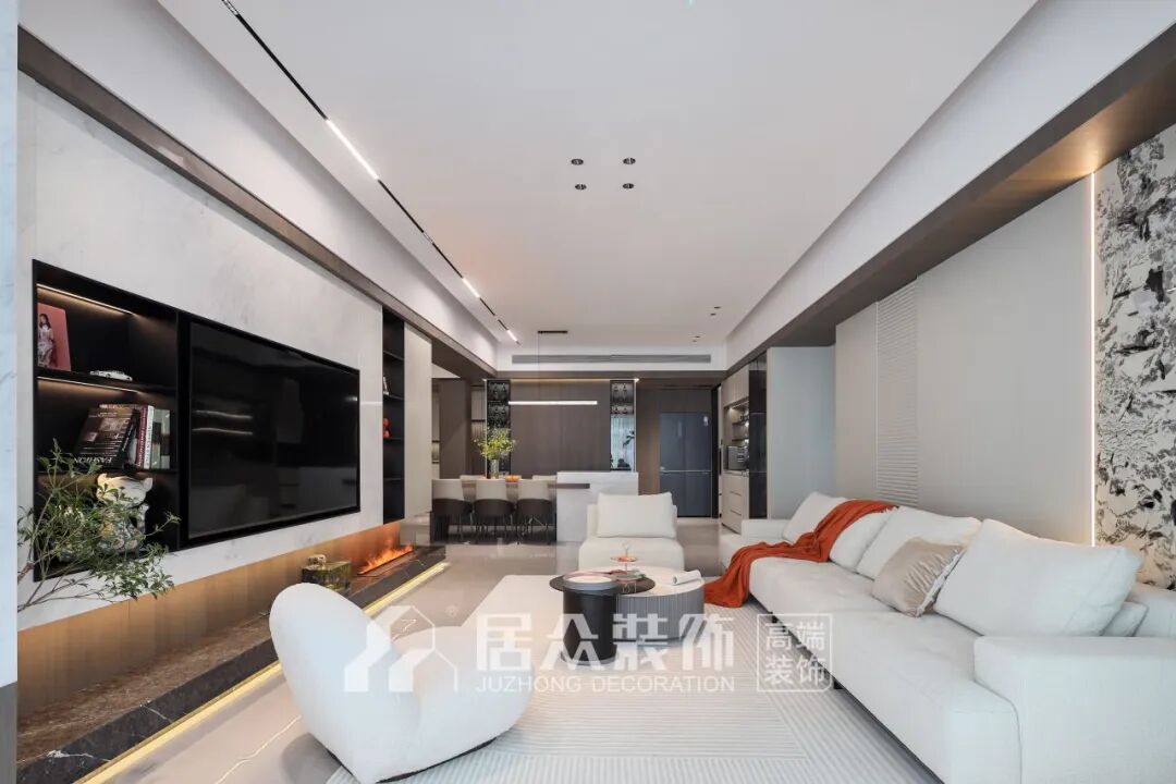 【居众实景作品】宝能城花园150㎡现代意式风：简约之处尽显优雅格调-36