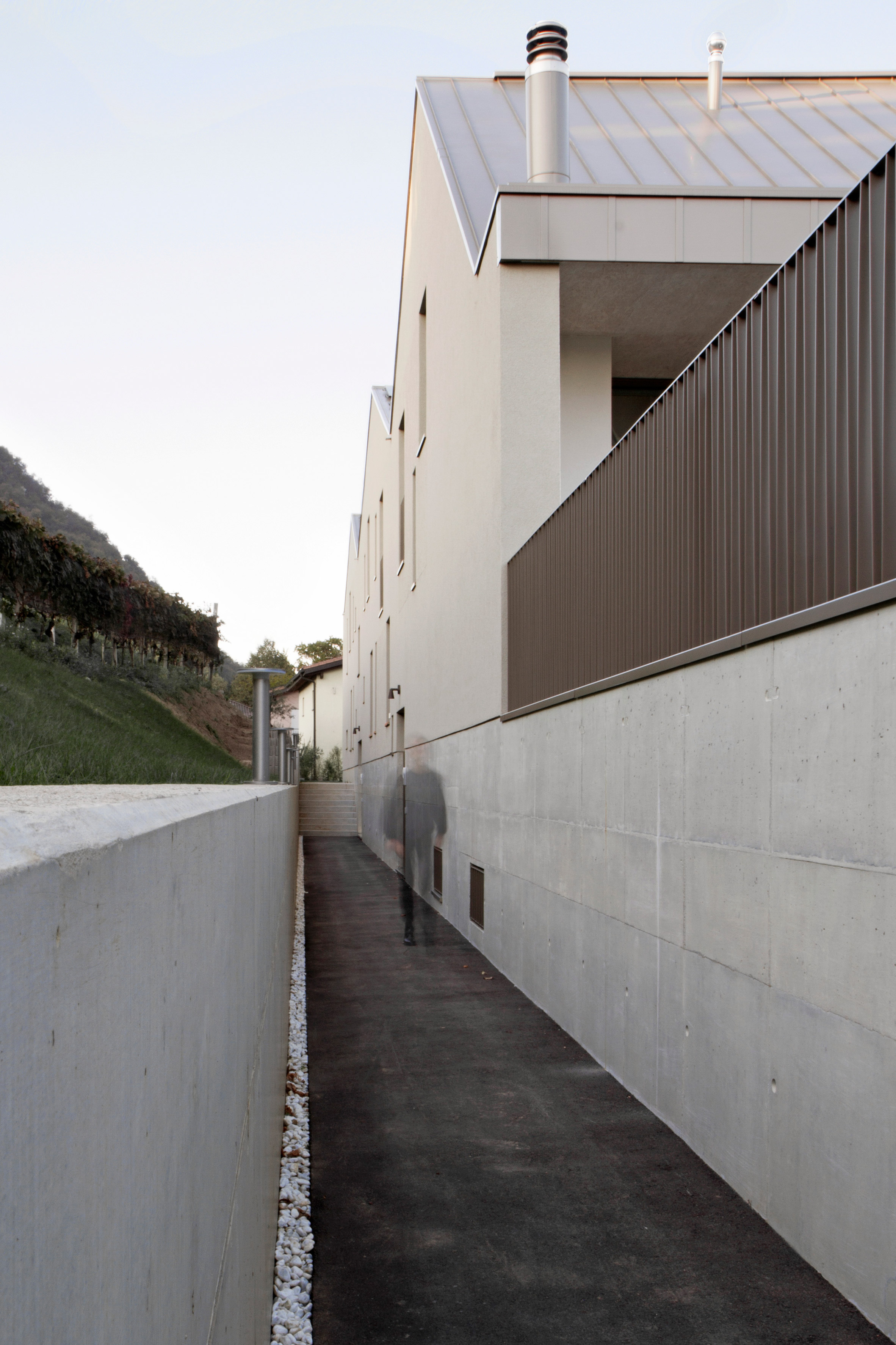 Swiss housing takes cues from mountainous landscape with zig-zag roof-14