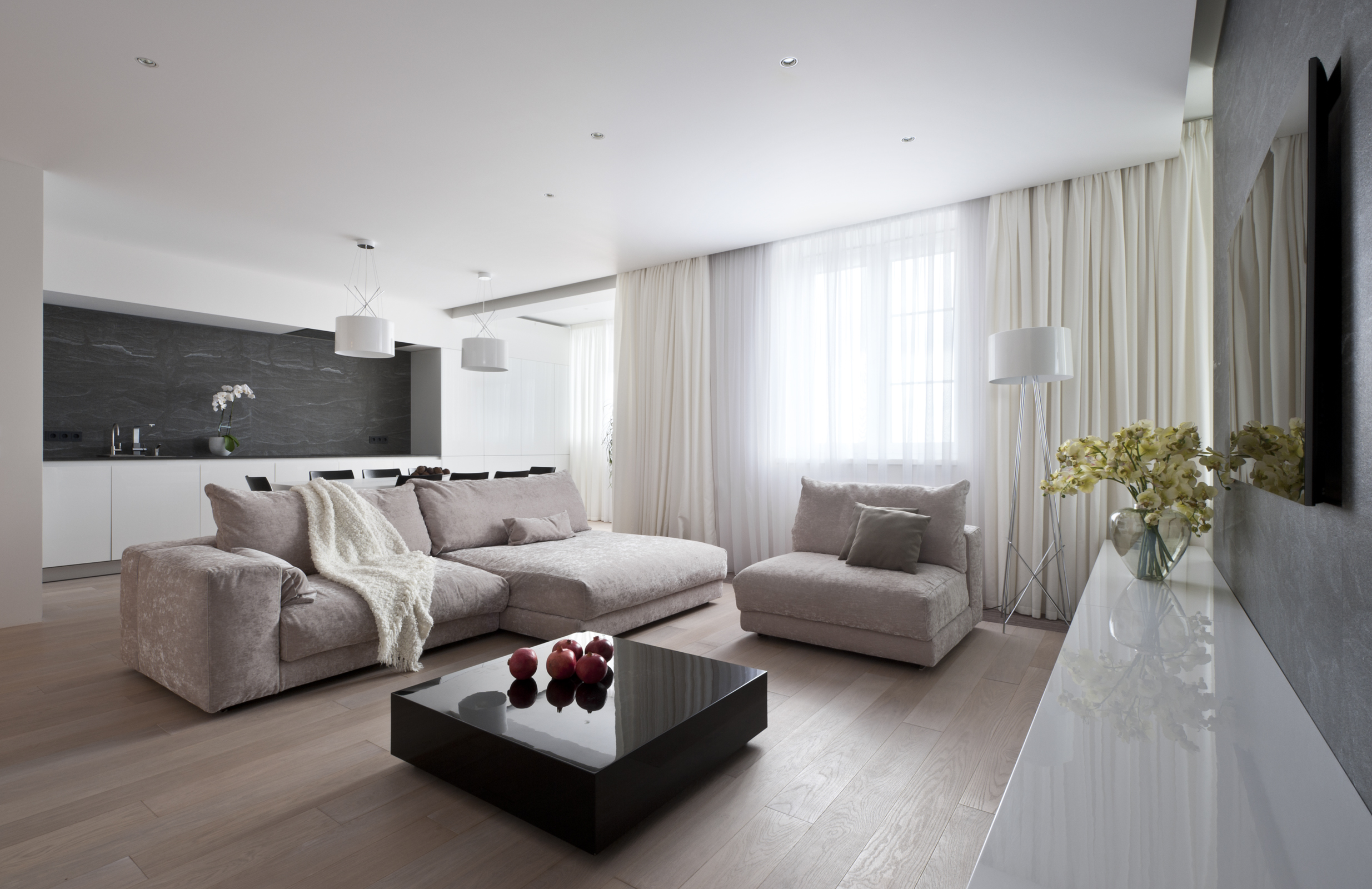 The interior of the apartment of 130 m  on Mozhaisk highway Alexandra Fedorova-8