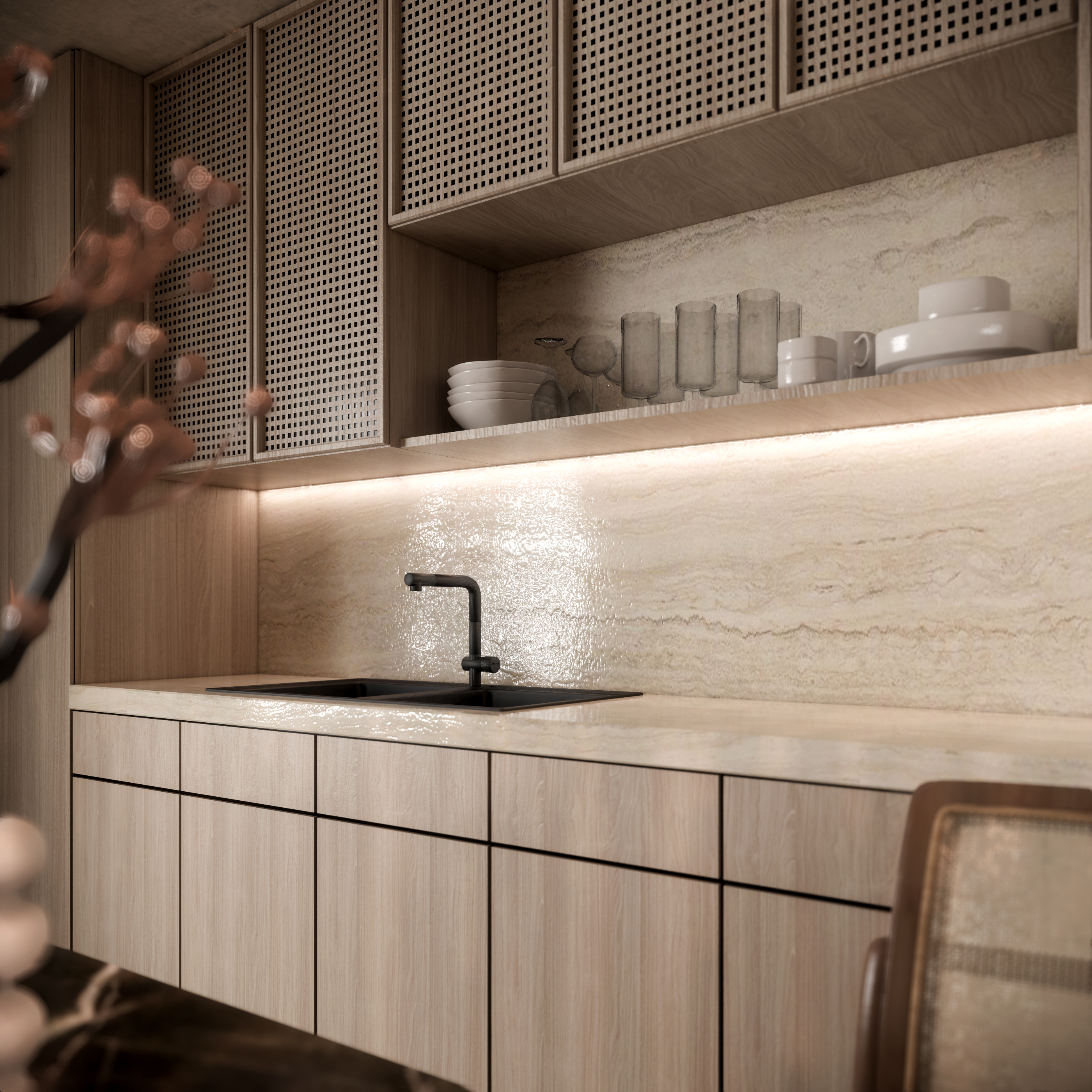 Project 01_Scandinavian Kitchen & Dining Area-2