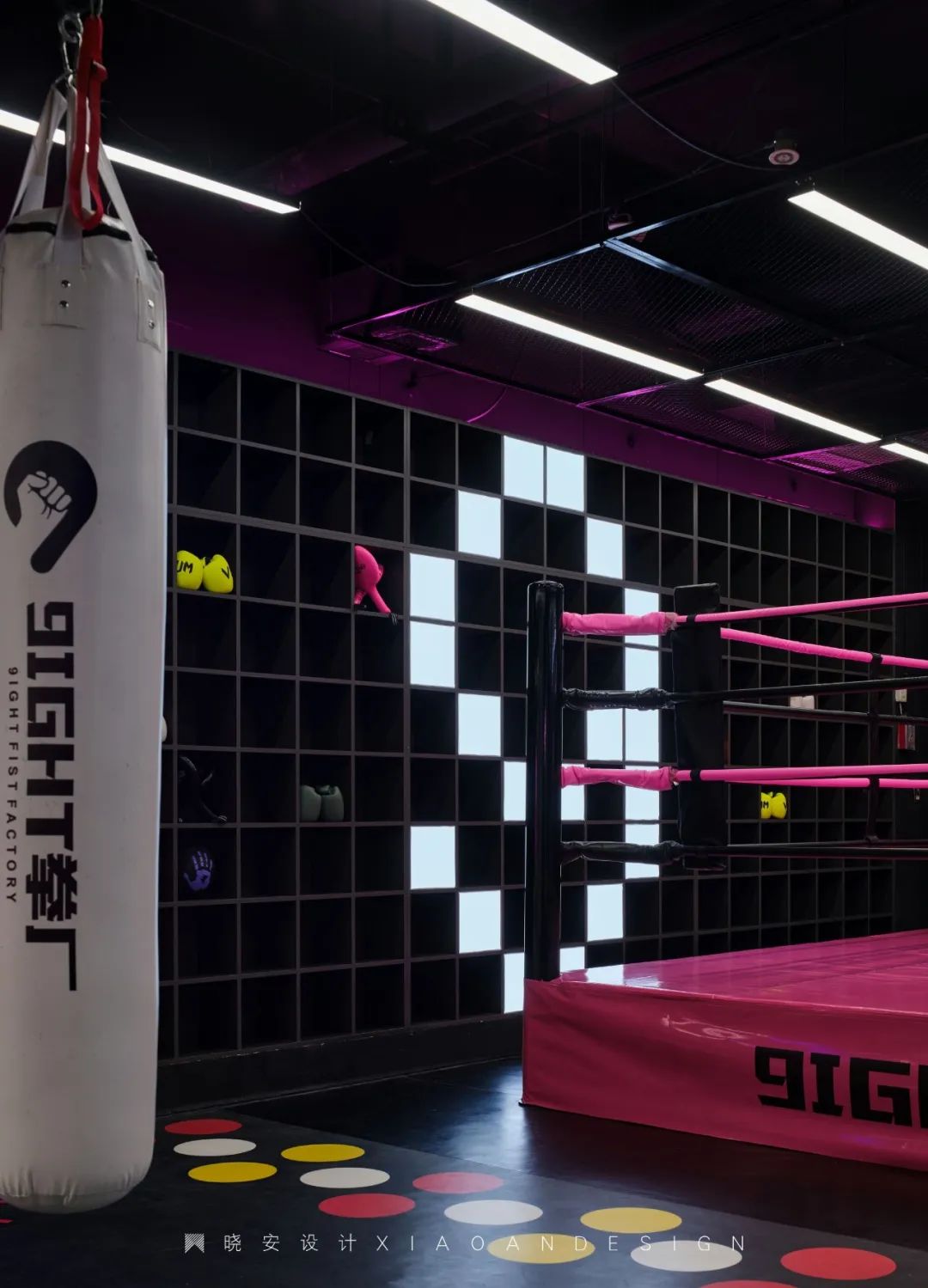 91GHT 健身房 · 运动与艺术的视觉盛宴丨晓安设计-27