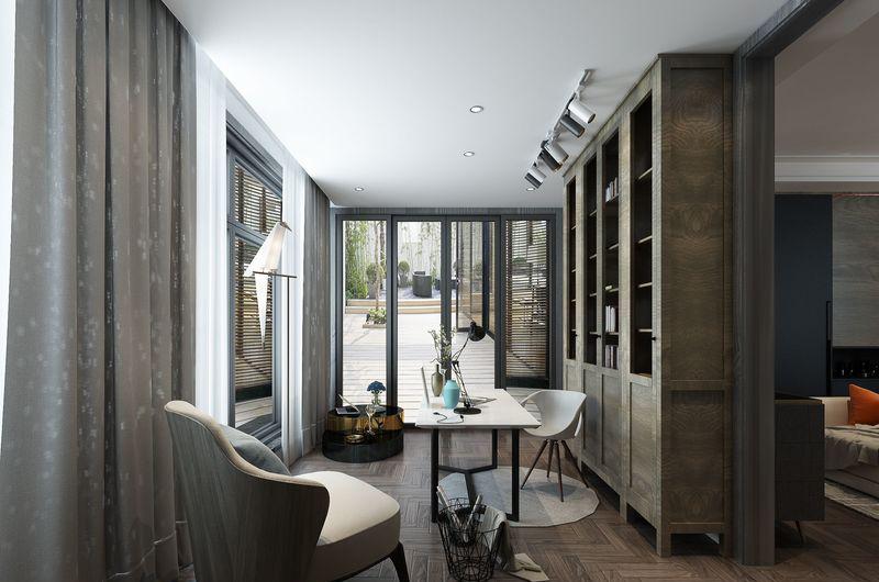 贵阳现代轻奢黑白灰别墅-57