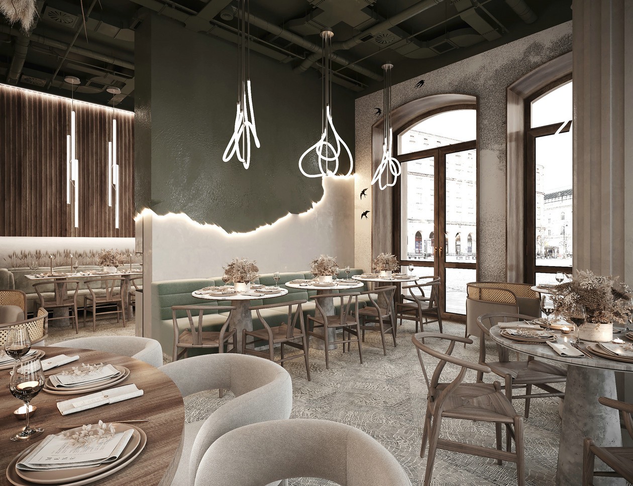 设计感超强的餐厅设计 很有意境！-20