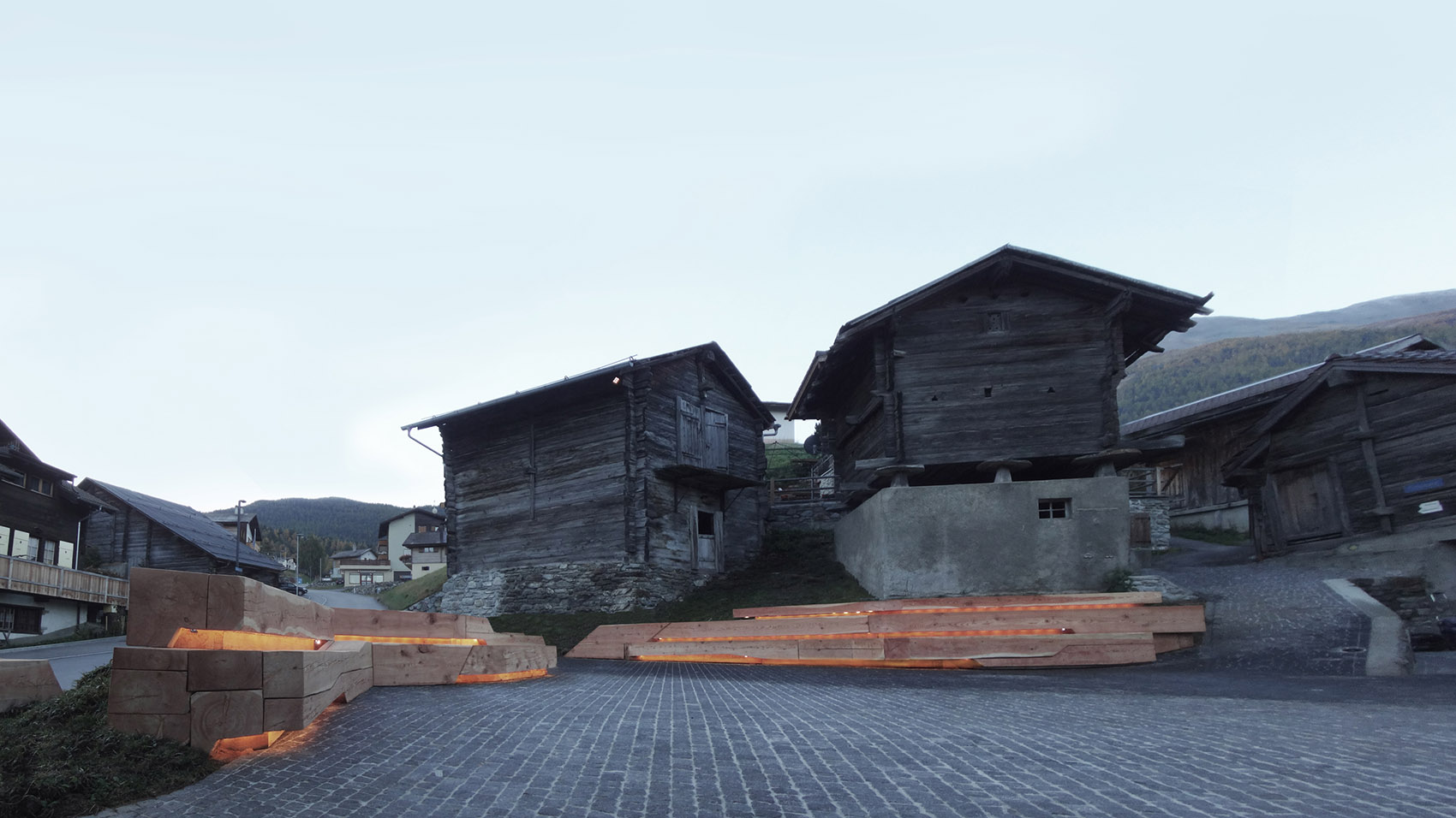 小镇广场及家具，瑞士 / Fernando Menis Architects-15