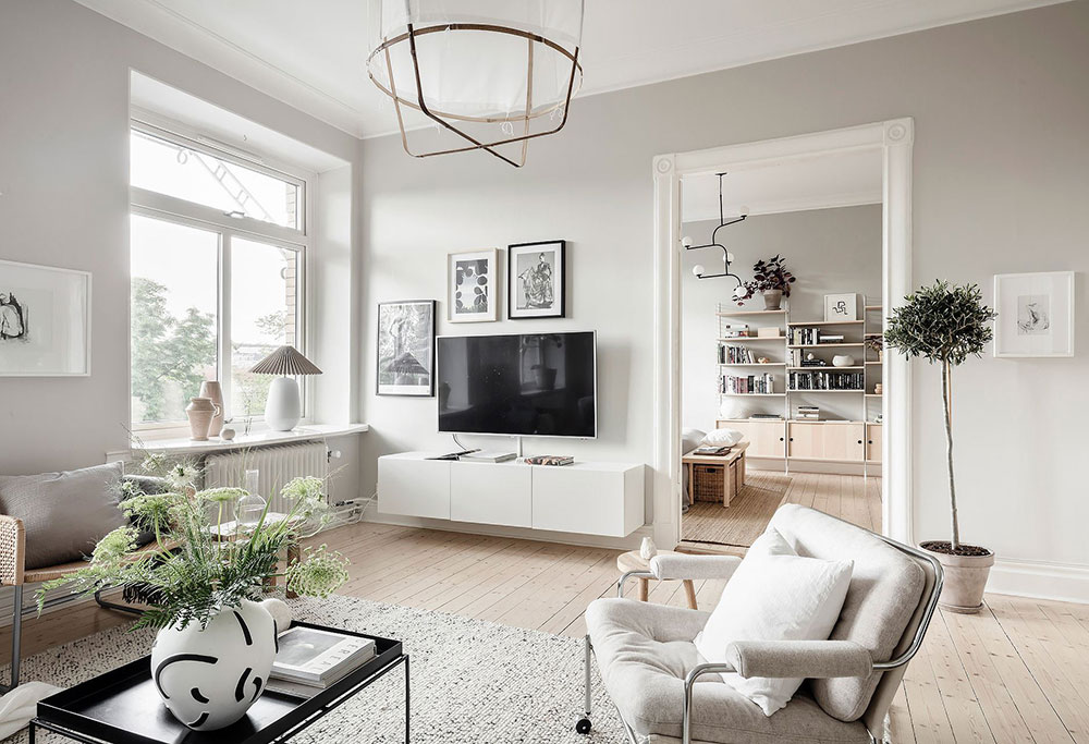 瑞典哥德堡现代钢琴公寓设计-6