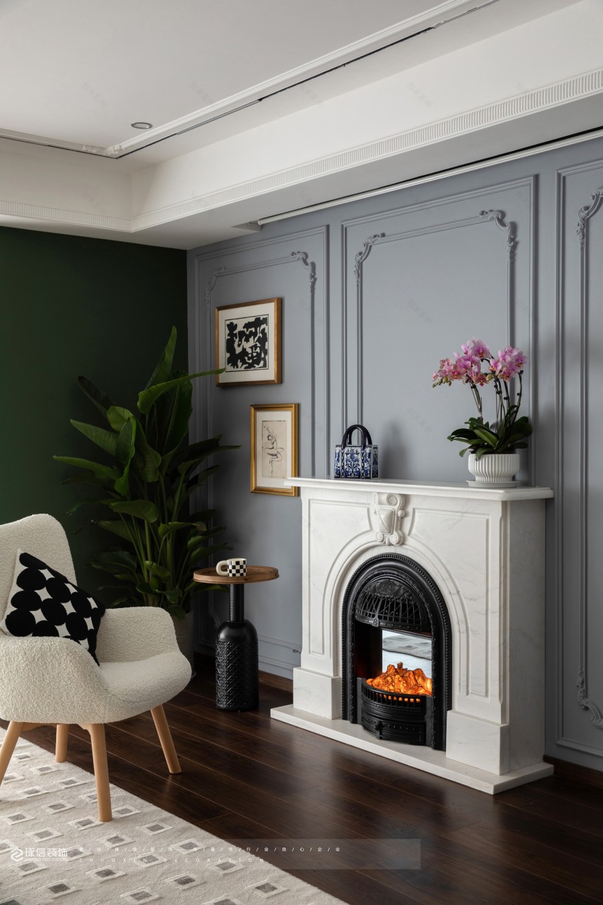 230 平美式混搭之家丨琢信装饰-23