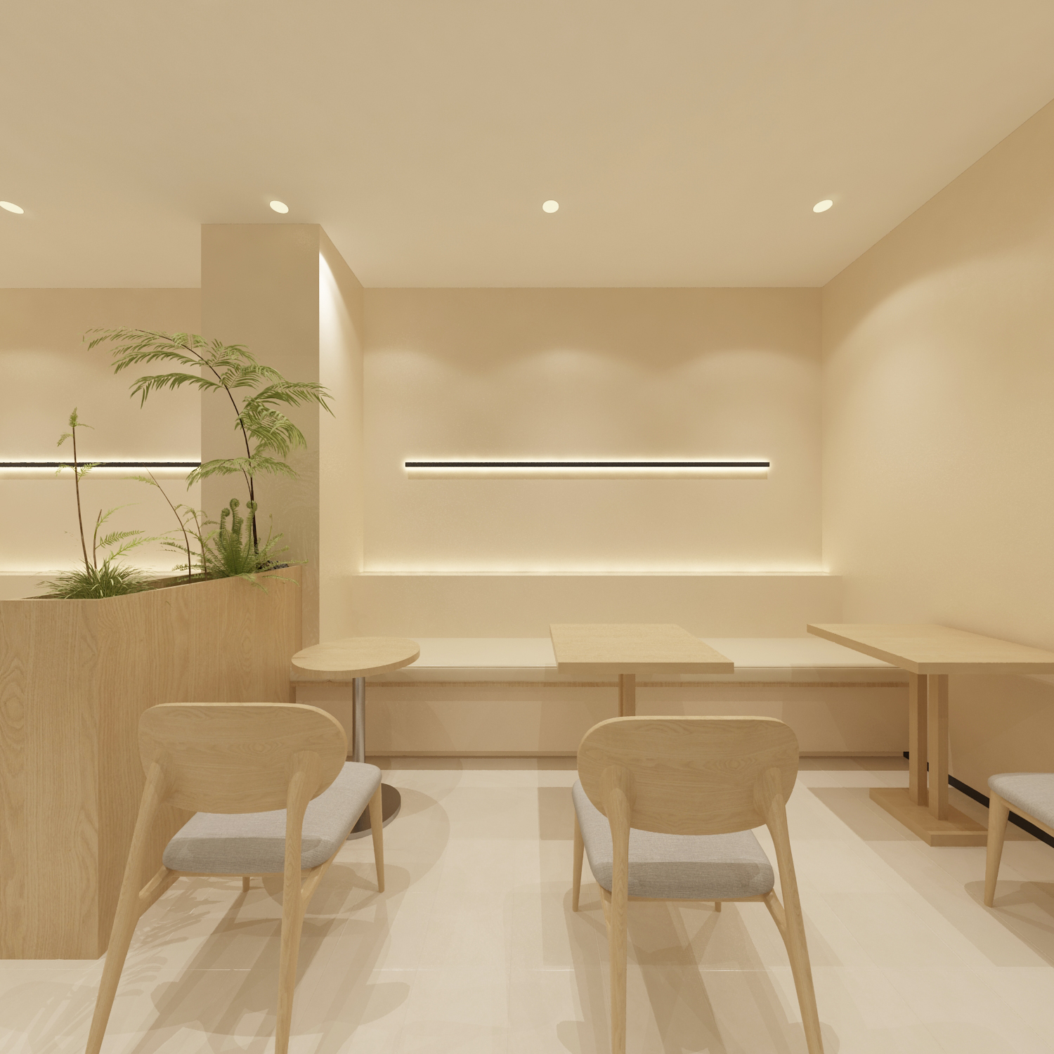 中式原木极简茶咖店-3