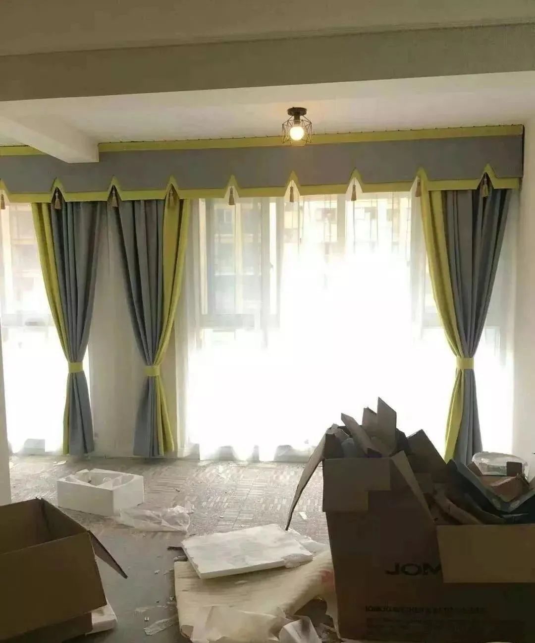 横梁户型窗帘设计解决方案丨网络-9