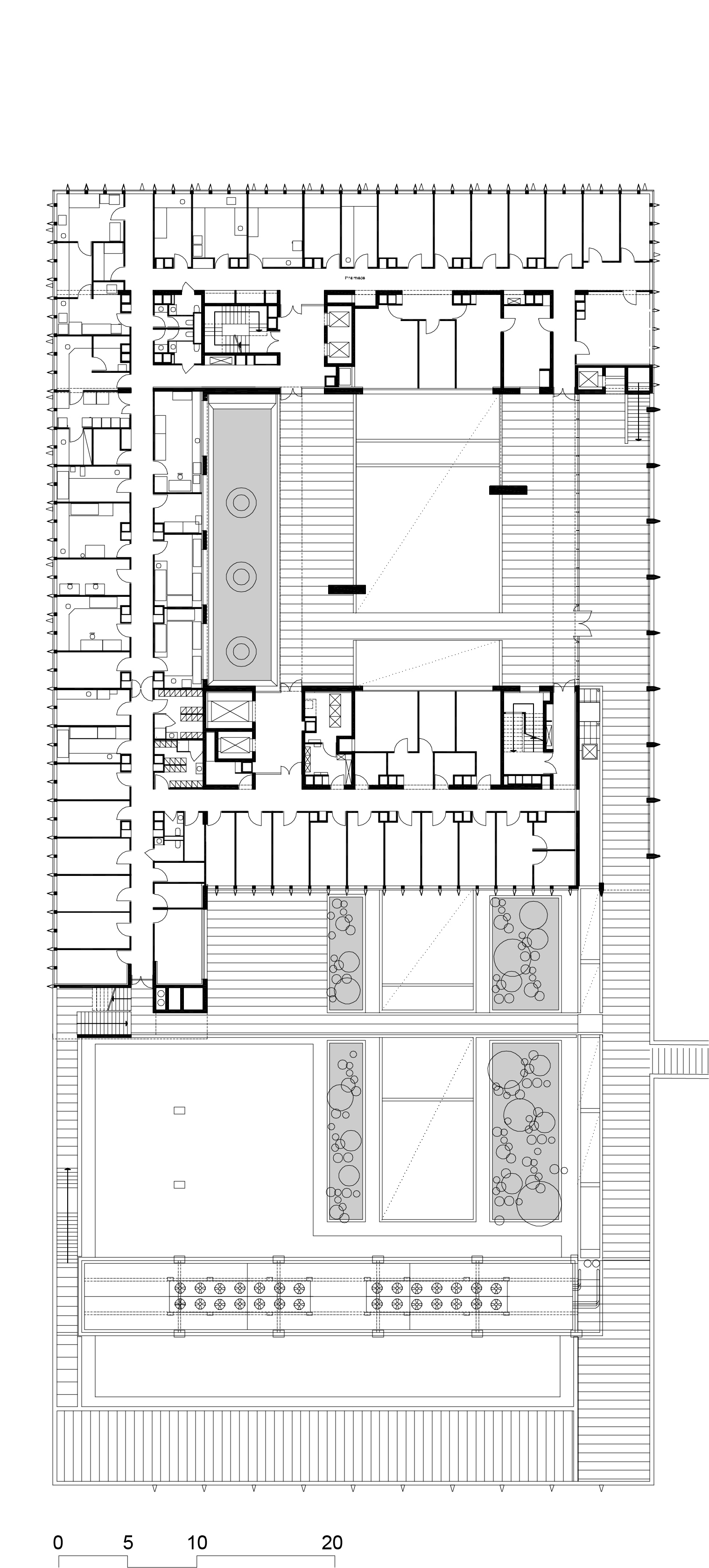 Bâtiment des laboratoires et de logistique de l’hôpital Cochin — Ateliers 2/3/4/-42
