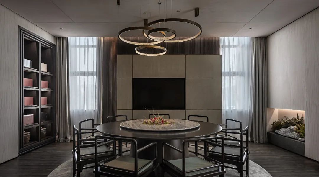 乾园会所 · 东方美学的现代食享空间丨禾田营造-50