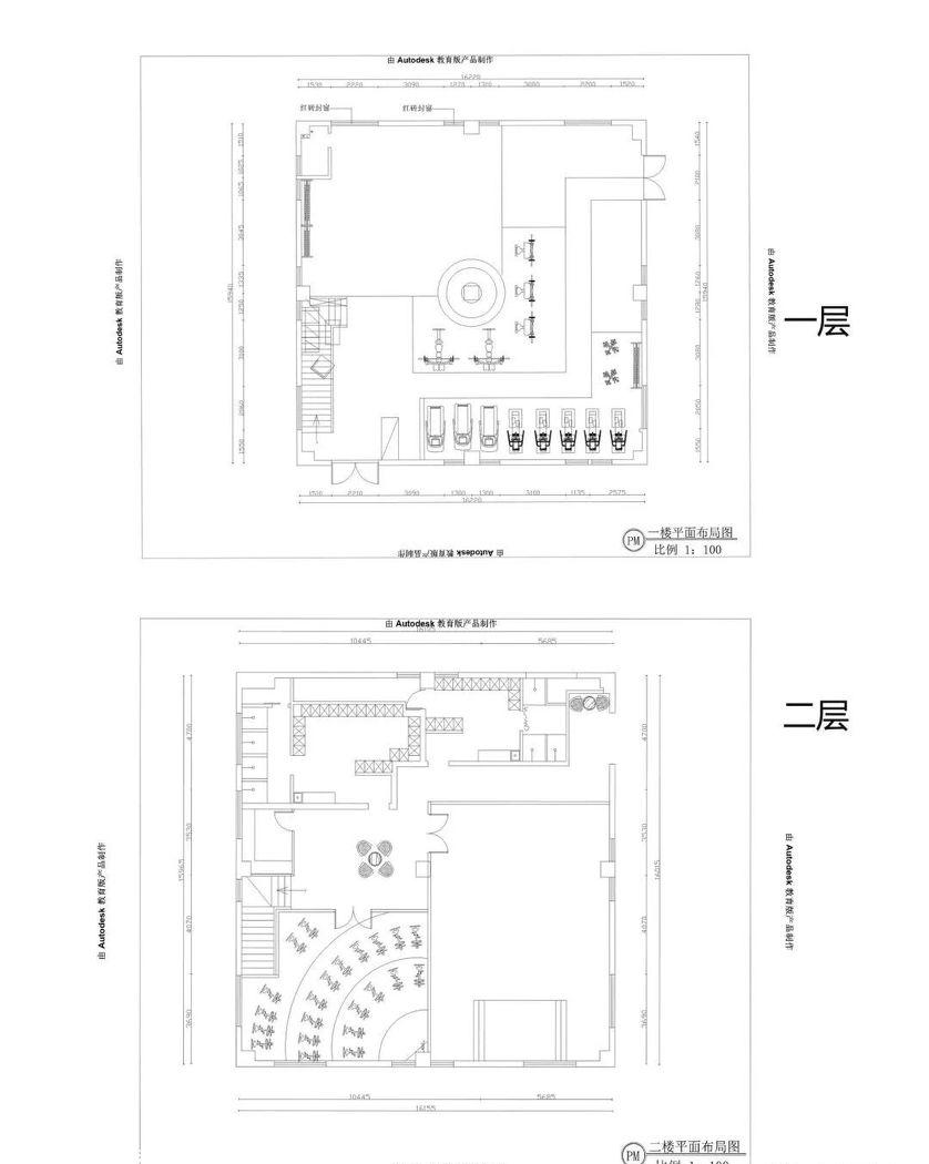 内江雕刻时光精品健身房装修设计-2