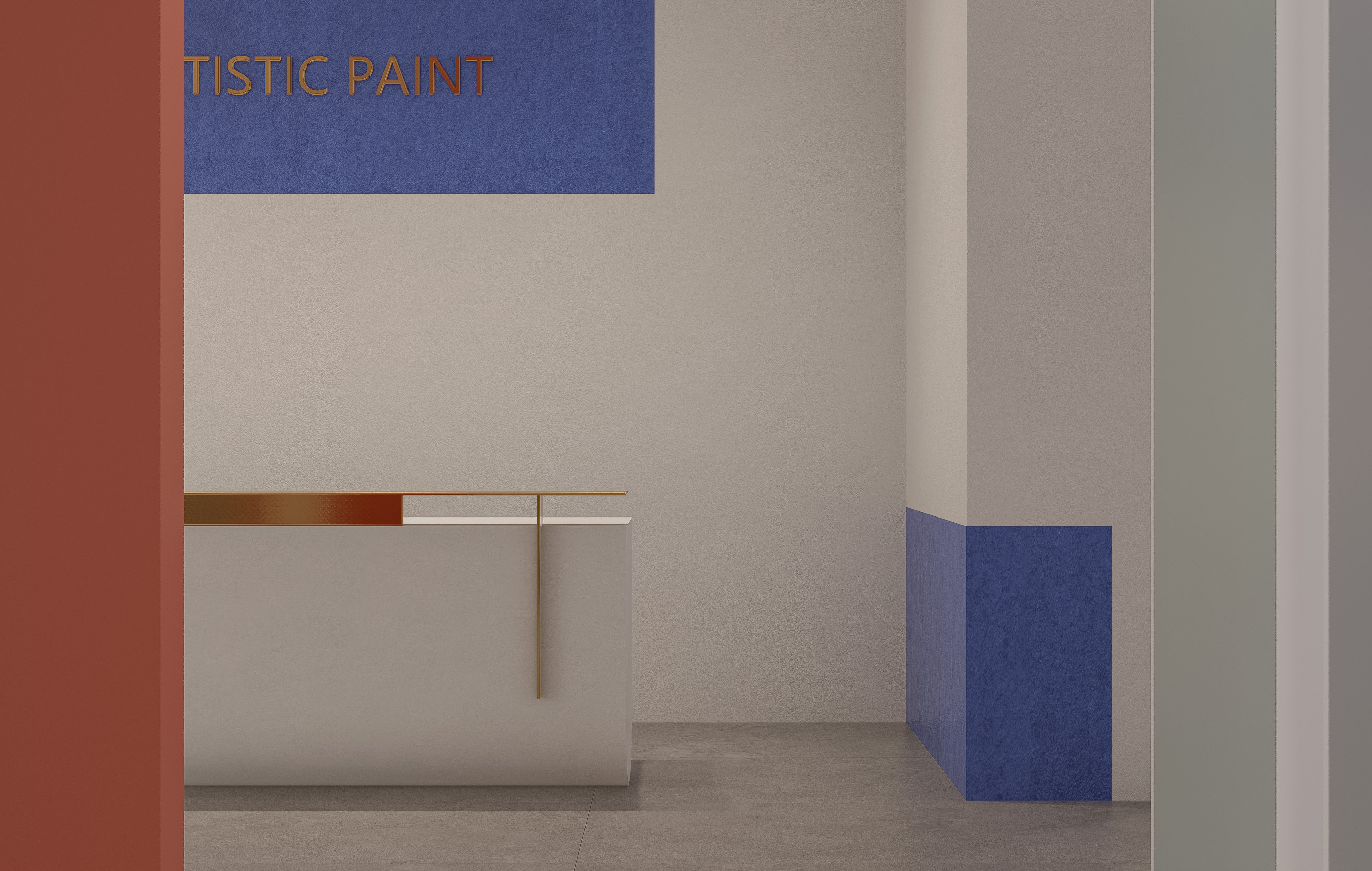 艺术漆展厅室内案例-22