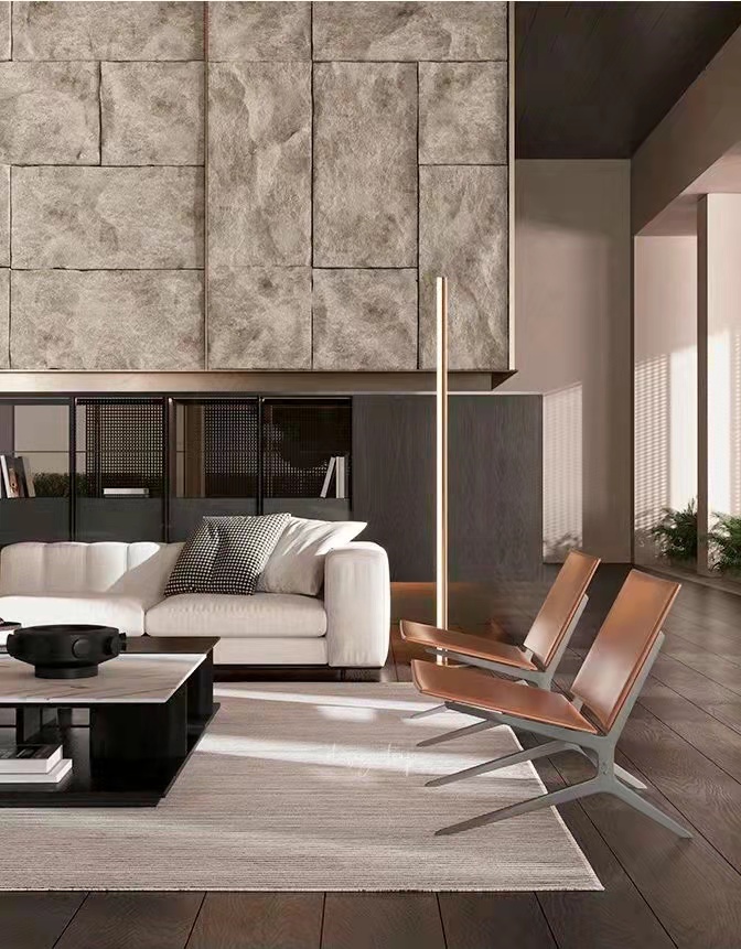 极简豪宅，暖色系主调，设计师打造舒适空间-2