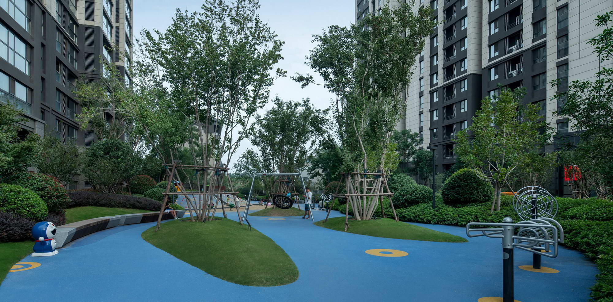 郑州永威城·观澜庭 | 公园社区中的生态景观设计-52