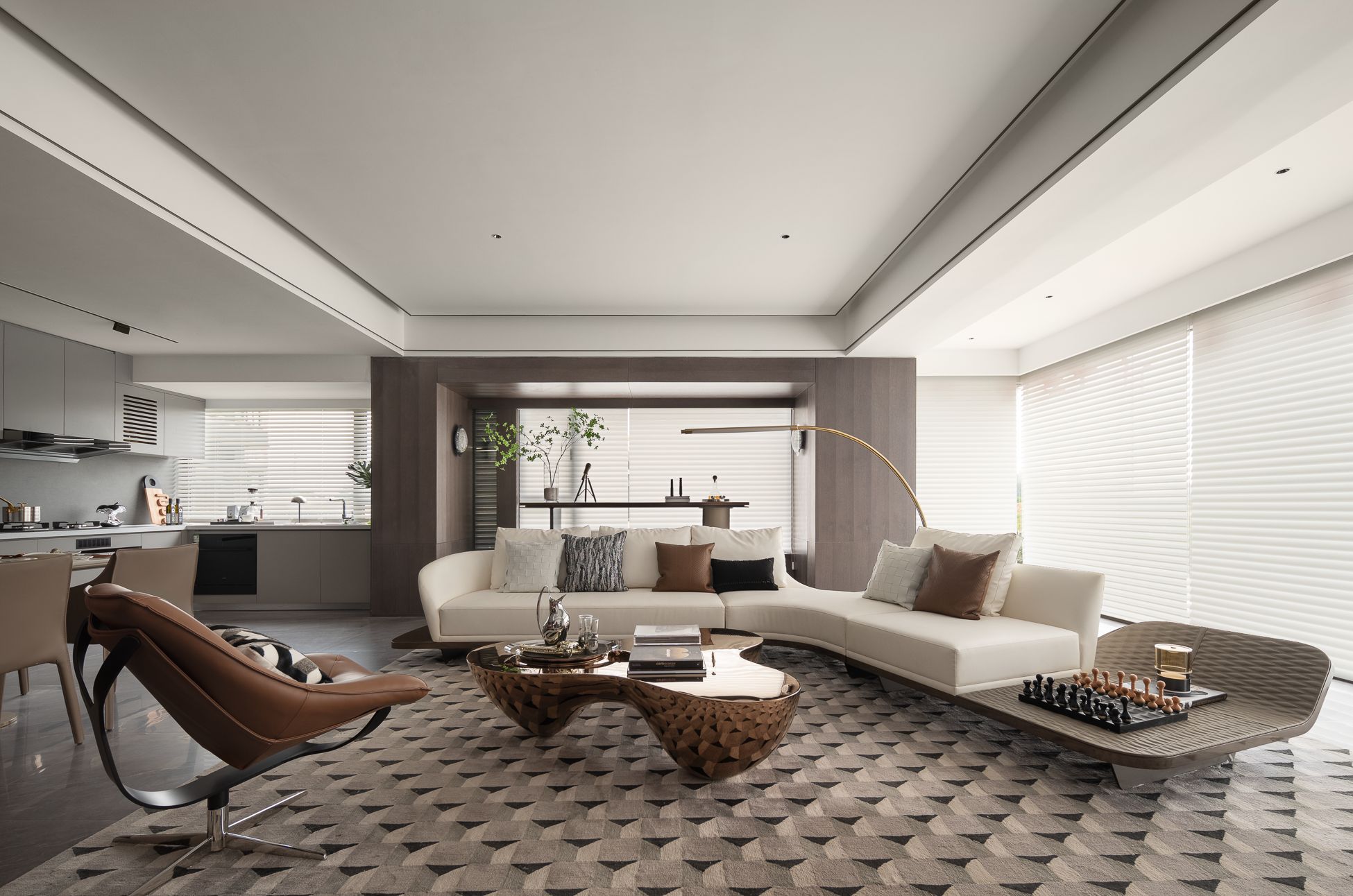 INNEST意巢设计：现代轻奢风的家简约又不失生活的格调-11