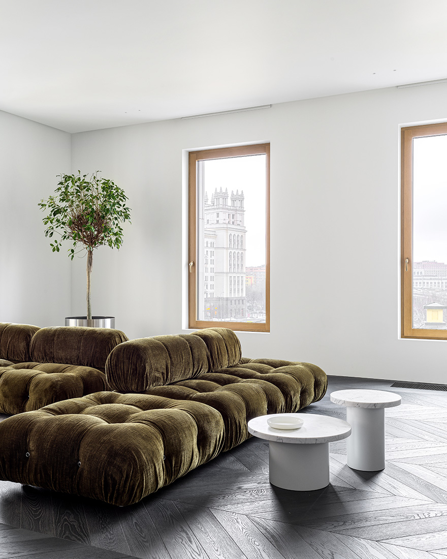 87 平米极简公寓,自然元素与功能的完美融合-2