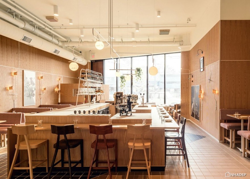 Savio Volpe餐厅丨加拿大温哥华丨Ste Marie,结合Carlo Mollino等三位设计师风格-8