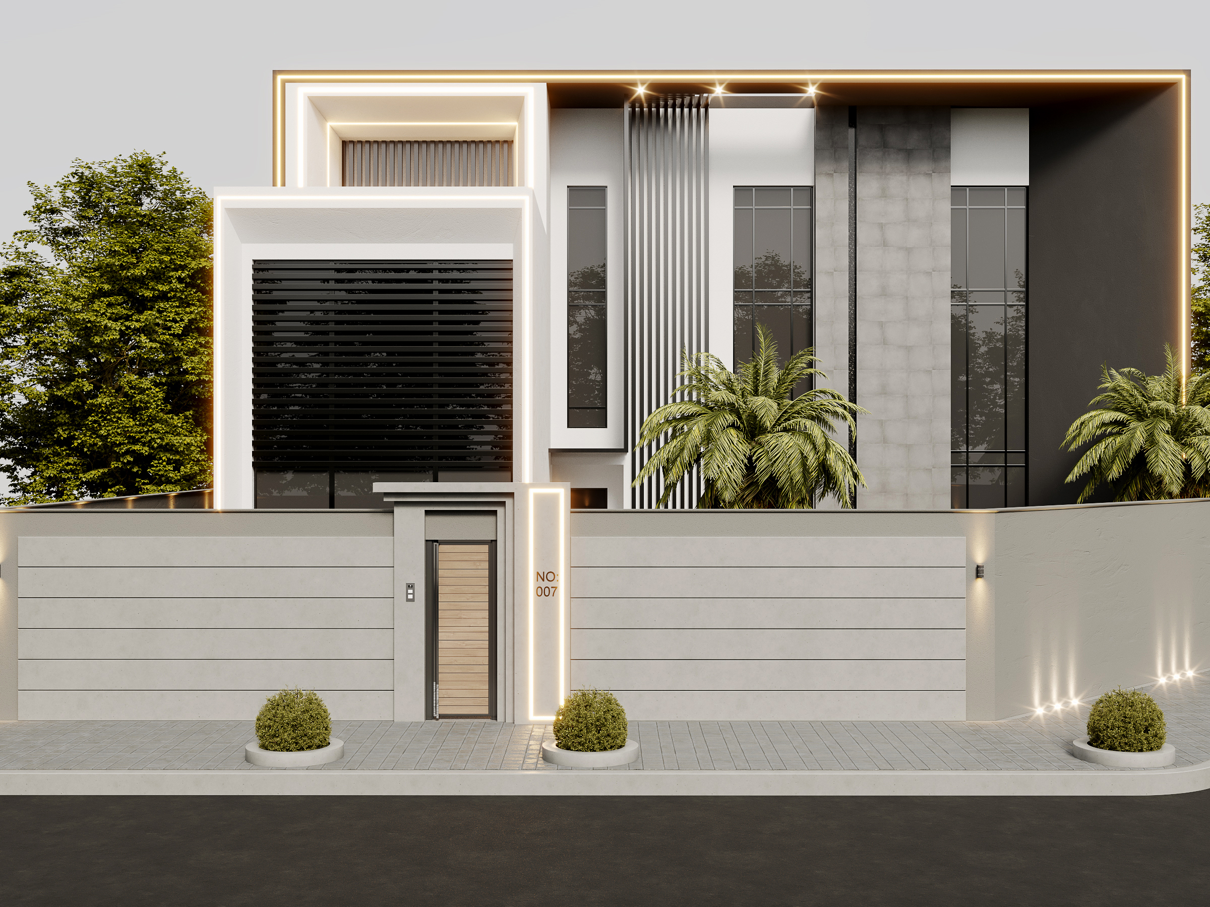 Contemporary Exterior Villa-1