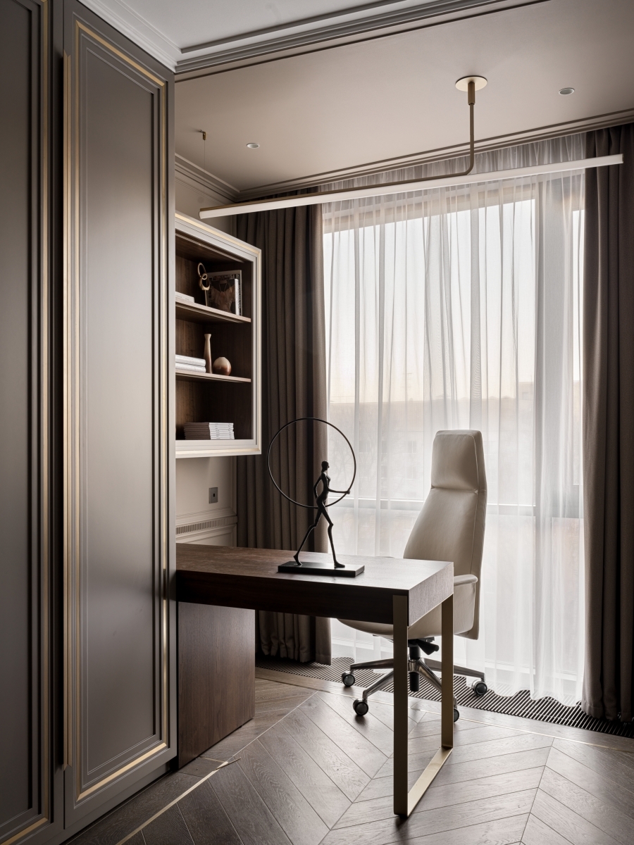 家庭奢华:适合家庭的公寓精美内饰设计-29