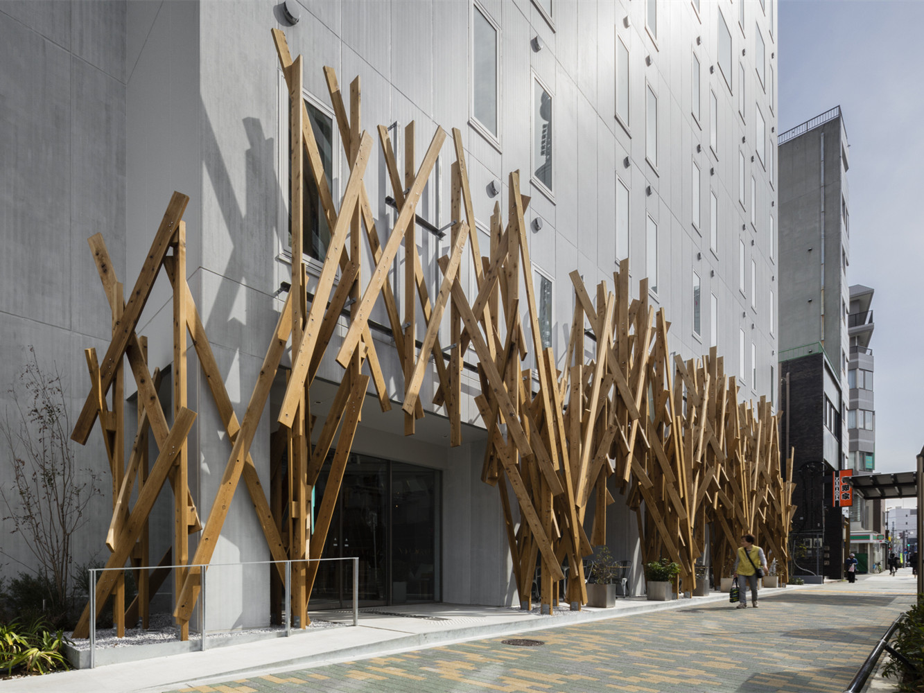 日本 ONE@东京酒店丨隈研吾事务所-3